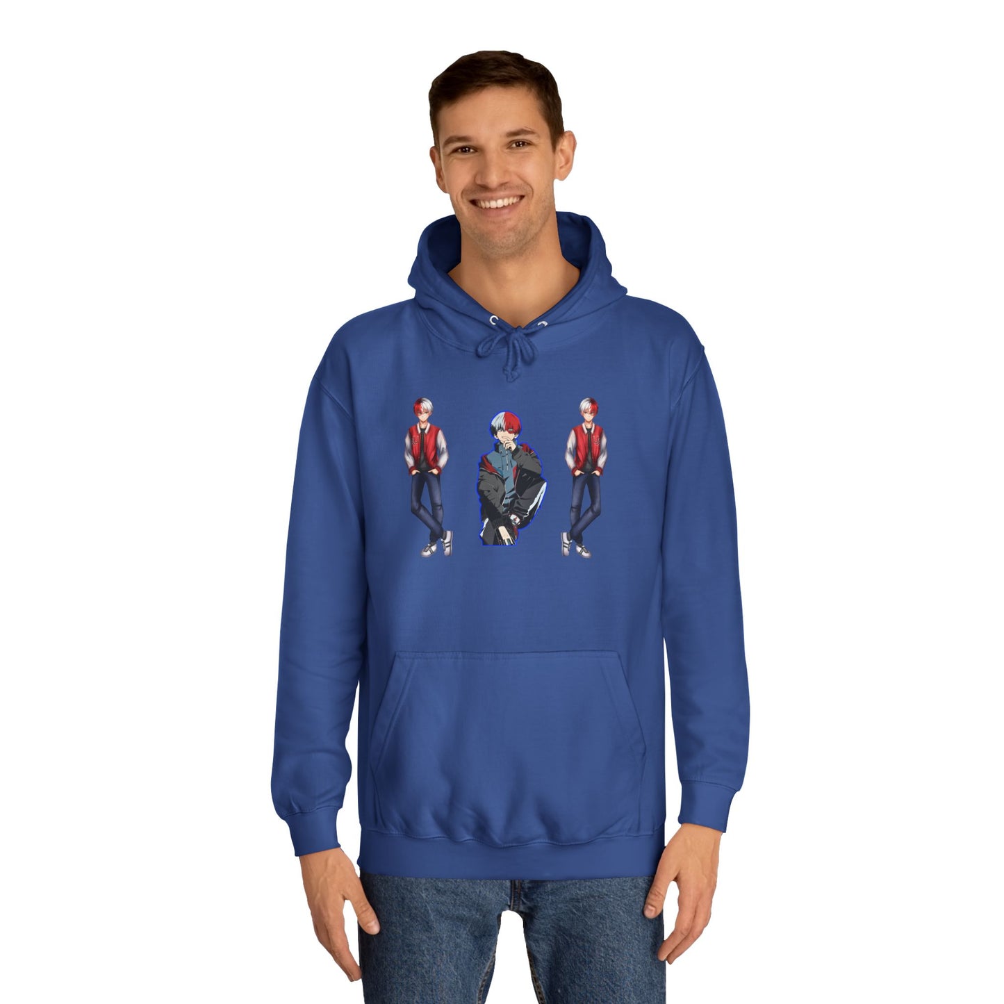 Hero school toto style Hoodie, Cozy Casual Wear, Gift for Students, Streetwear, Music Events, College Hoodie, Graphic Sweater