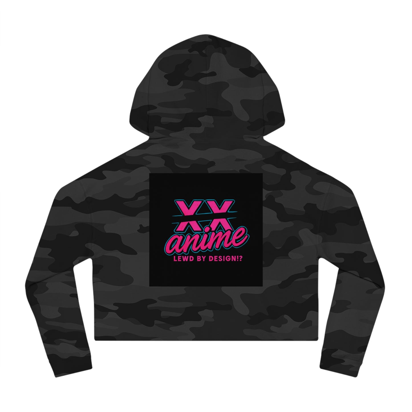 Anime-Inspired Cropped Hoodie - Cute & Sassy, Streetwear Fashion, Gift for Her, Cosplay, Casual Wear, Anime Lovers