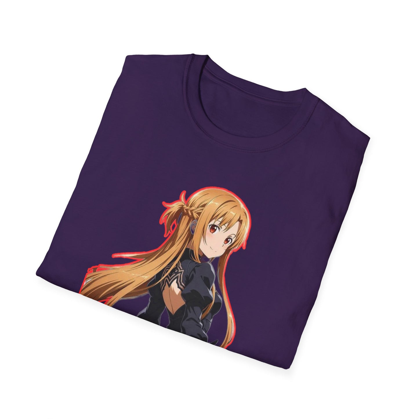 Anime-Inspired worlds of swords  Unisex Softstyle T-Shirt featuring Asuna, Casual Tee, Gift for Anime Fans, Cosplay Apparel, Perfect for Birthdays, [...]