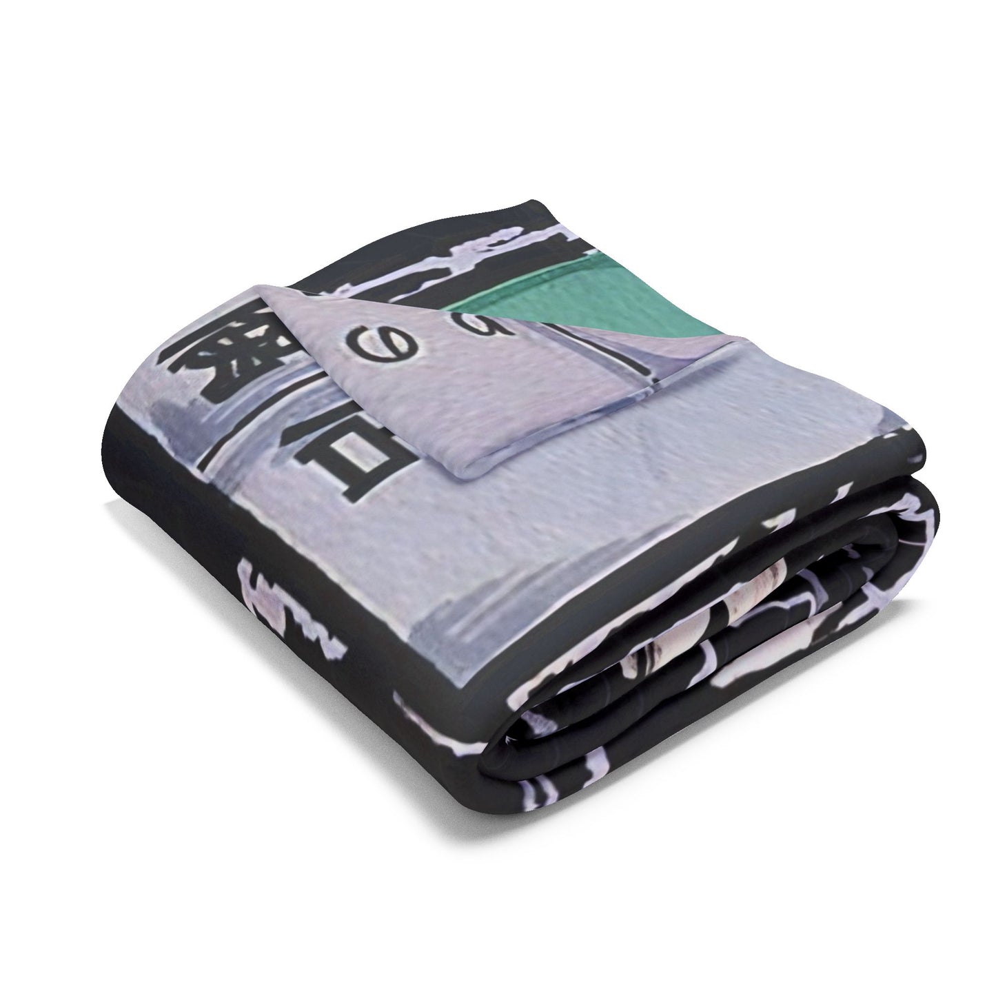 Cozy Arctic Fleece initial D 2 Blanket, Warm Throw for Home, Unique Manga Art, Perfect Gift for Anime Lovers, Comfortable Sofa Accessory