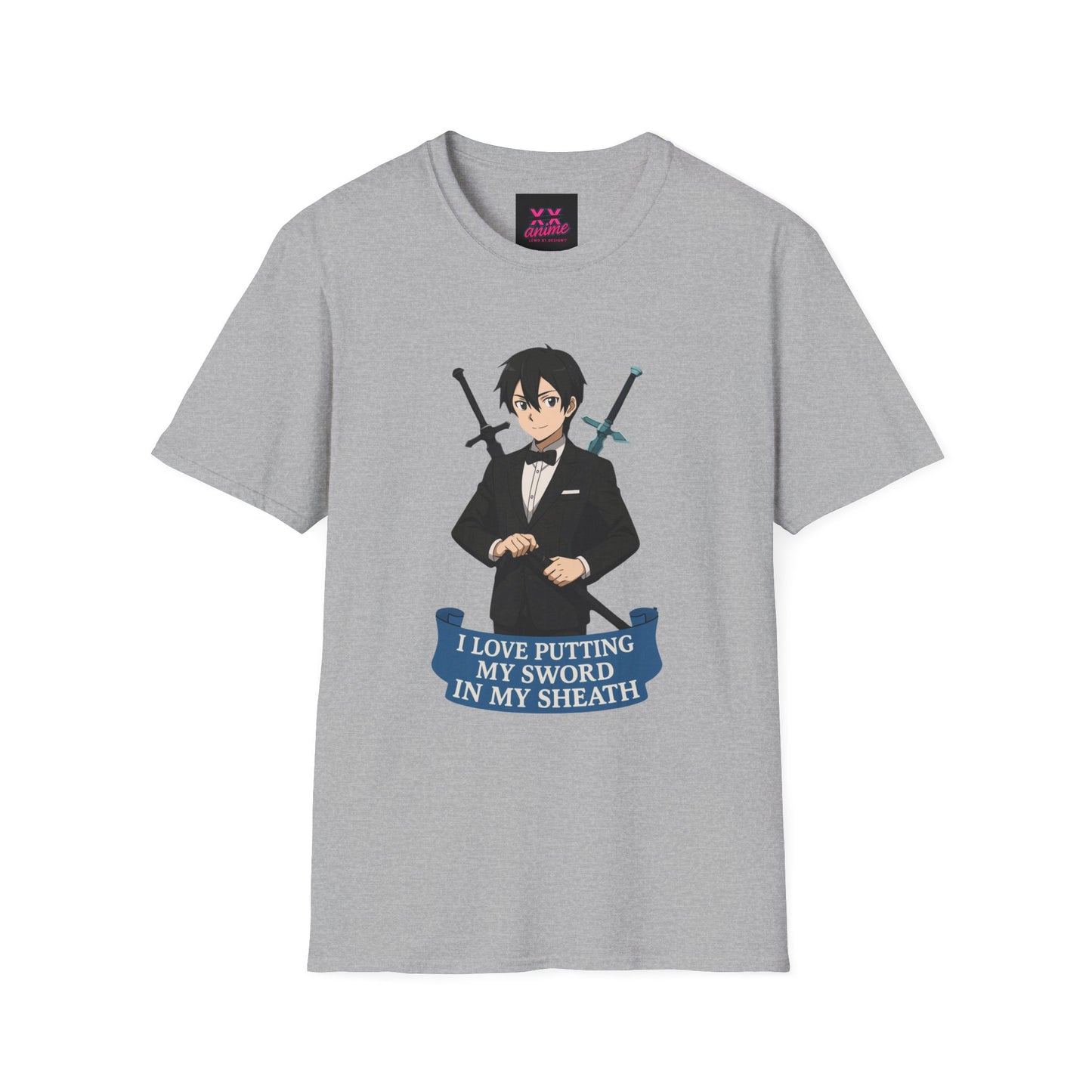 Anime-Inspired Unisex T-Shirt, Fun Graphic Tee, Geek Culture Apparel, Casual Wear, Gift for Anime Lovers, Trendy Fashion Statement