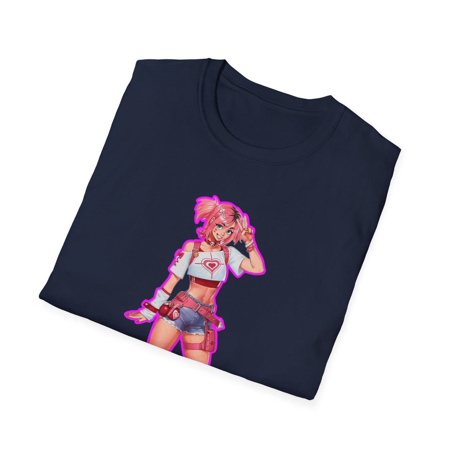 Vibrant Graphic spooky season fortnite 2Tee, Unisex Softstyle T-Shirt, Trendy Casual Wear, Perfect for Parties, Gift for Anime Lovers, Unique Statement Shirt