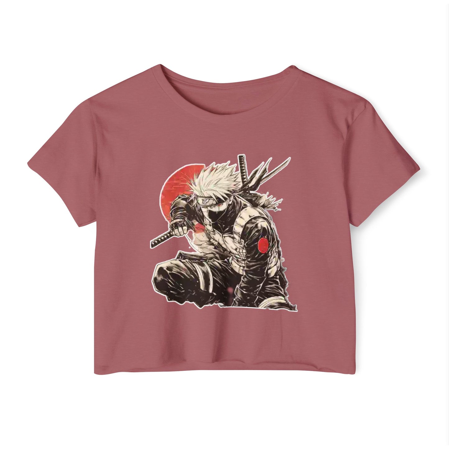 Anime-Inspired Women's naruto 2 Festival Crop Top, Trendy Crop Top, Cute Streetwear, Gift for Anime Lovers, Summer Festival Outfit, Edgy Anime Tee