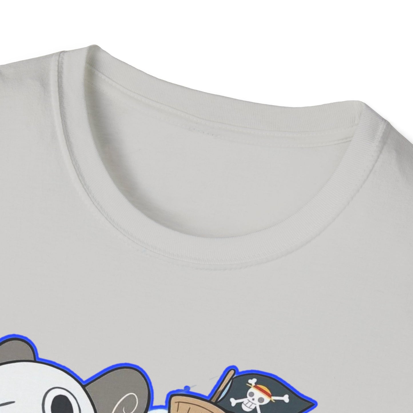 Cute Cartoon Character one piece 7 T-Shirt, Graphic Tee for Anime Lovers, Unisex Gift, Casual Wear, Softstyle Shirt