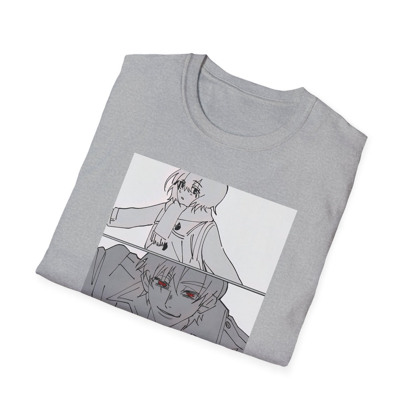 Artistic Unisex erased 2 T-Shirt - Graphic Tee for Anime Lovers, Casual Wear for Parties, Birthdays, and Comic Con