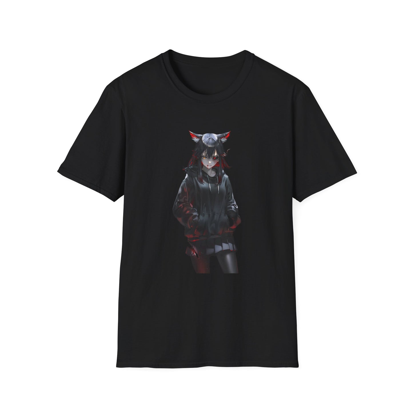 Anime-Inspired Graphic tokyo ghoul style 6T-Shirt, Unisex Softstyle Tee, Casual Wear, Gift for Otaku, Anime Expo, Trendy Streetwear, Unique Fashion