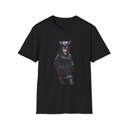 Anime-Inspired Graphic tokyo ghoul style 6T-Shirt, Unisex Softstyle Tee, Casual Wear, Gift for Otaku, Anime Expo, Trendy Streetwear, Unique Fashion