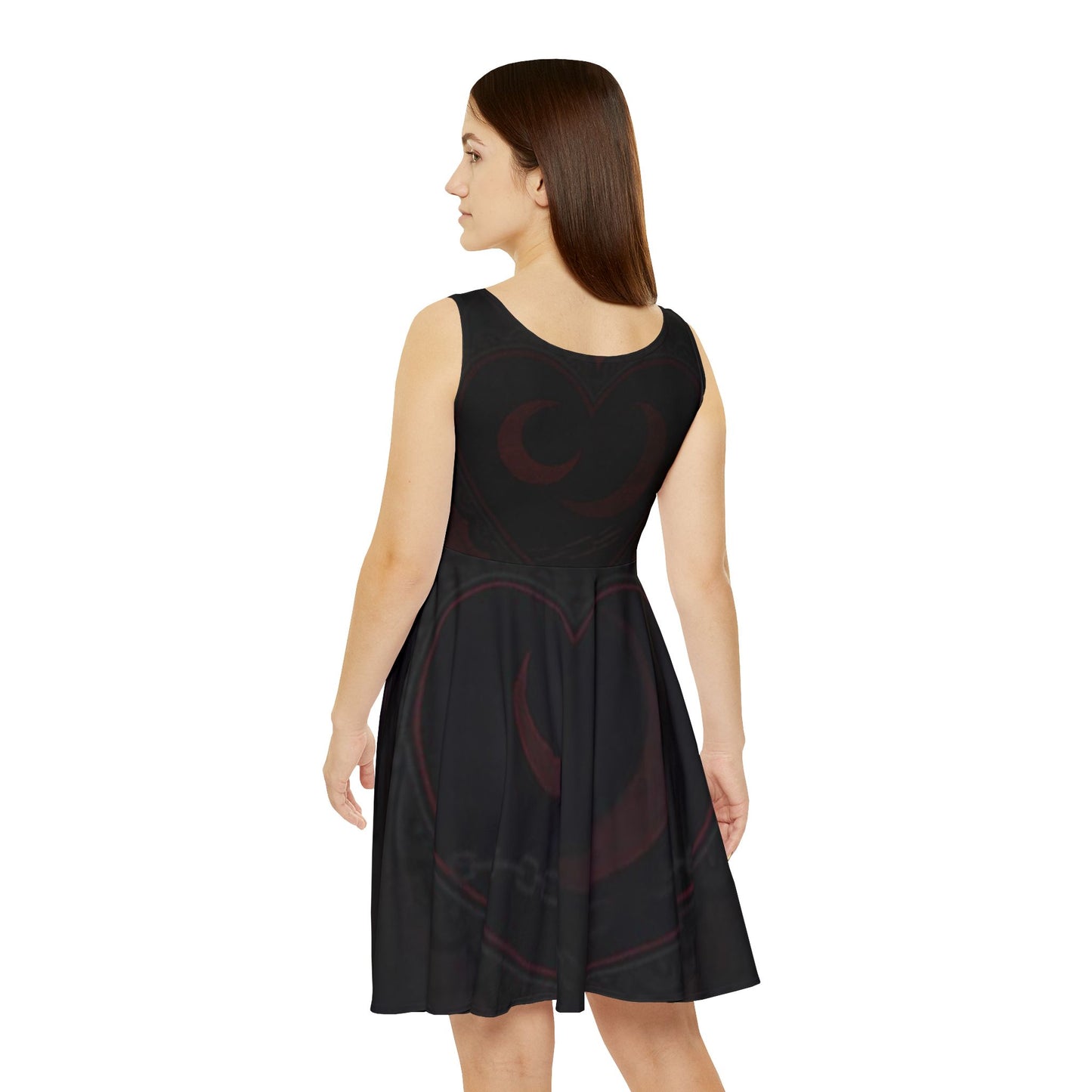 Stay lewd Skater Dress, Stylish AOP Dress for Casual Wear, Summer Parties, Festivals, Date Night, Outfit Upgrade