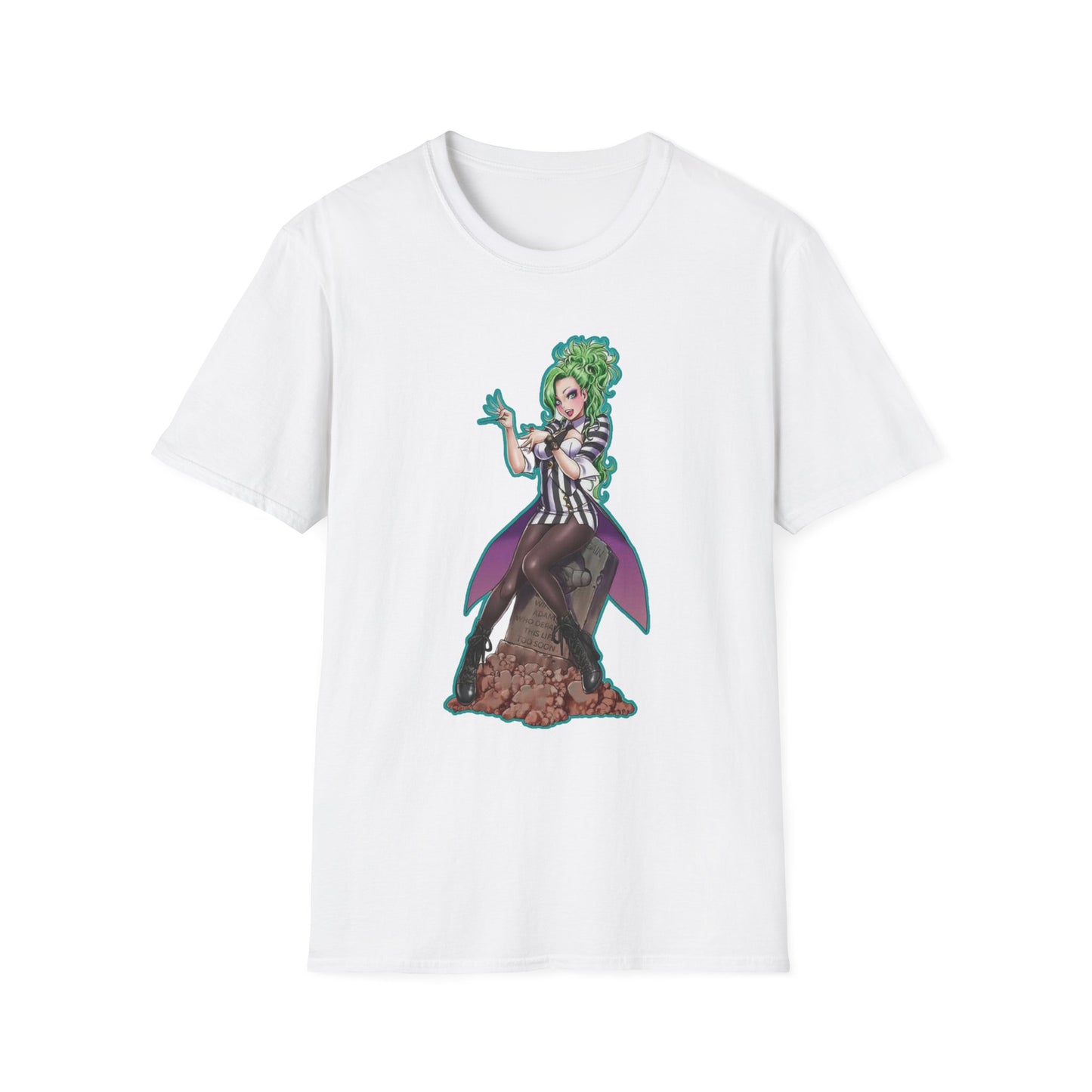 Anime-Inspired  spooky season masters of horror 4Unisex Softstyle T-Shirt, Unique Graphic Tee, Casual Wear, Gift for Anime Lovers, Trendy Fashion