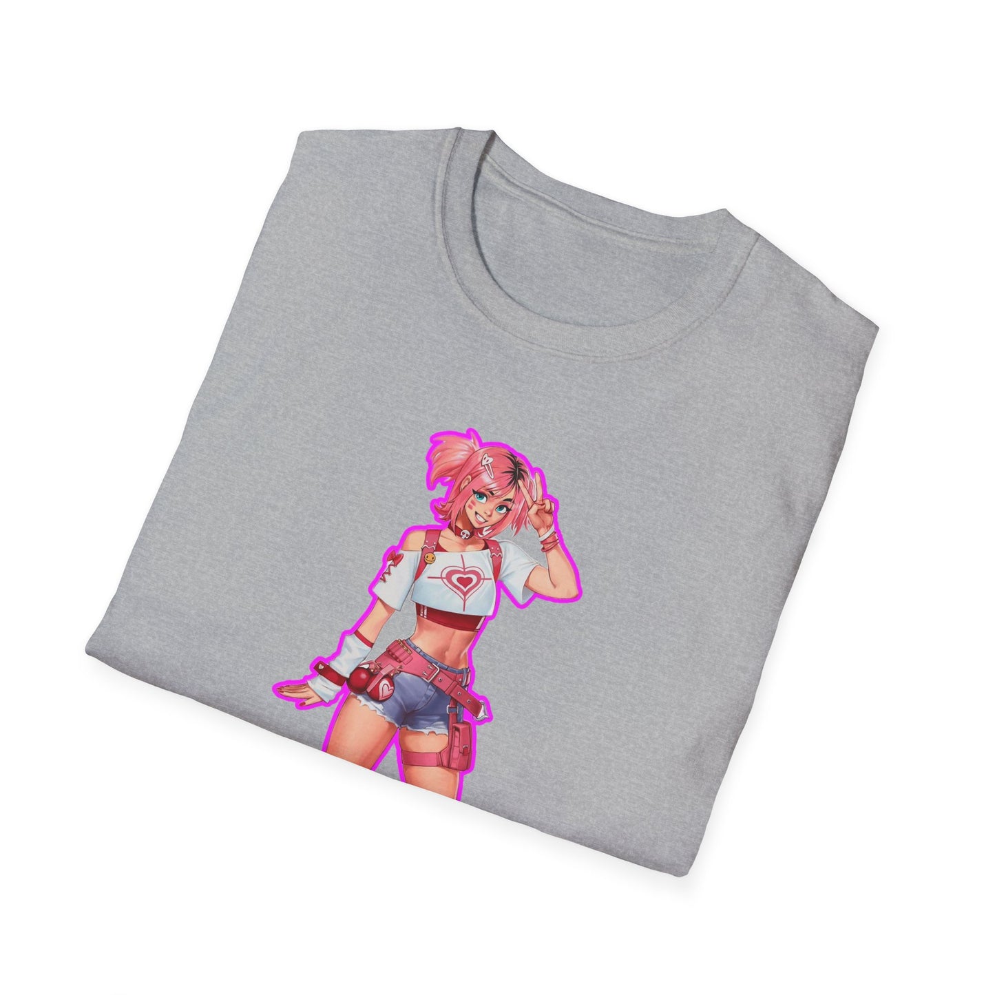 Vibrant Graphic spooky season fortnite 2Tee, Unisex Softstyle T-Shirt, Trendy Casual Wear, Perfect for Parties, Gift for Anime Lovers, Unique Statement Shirt