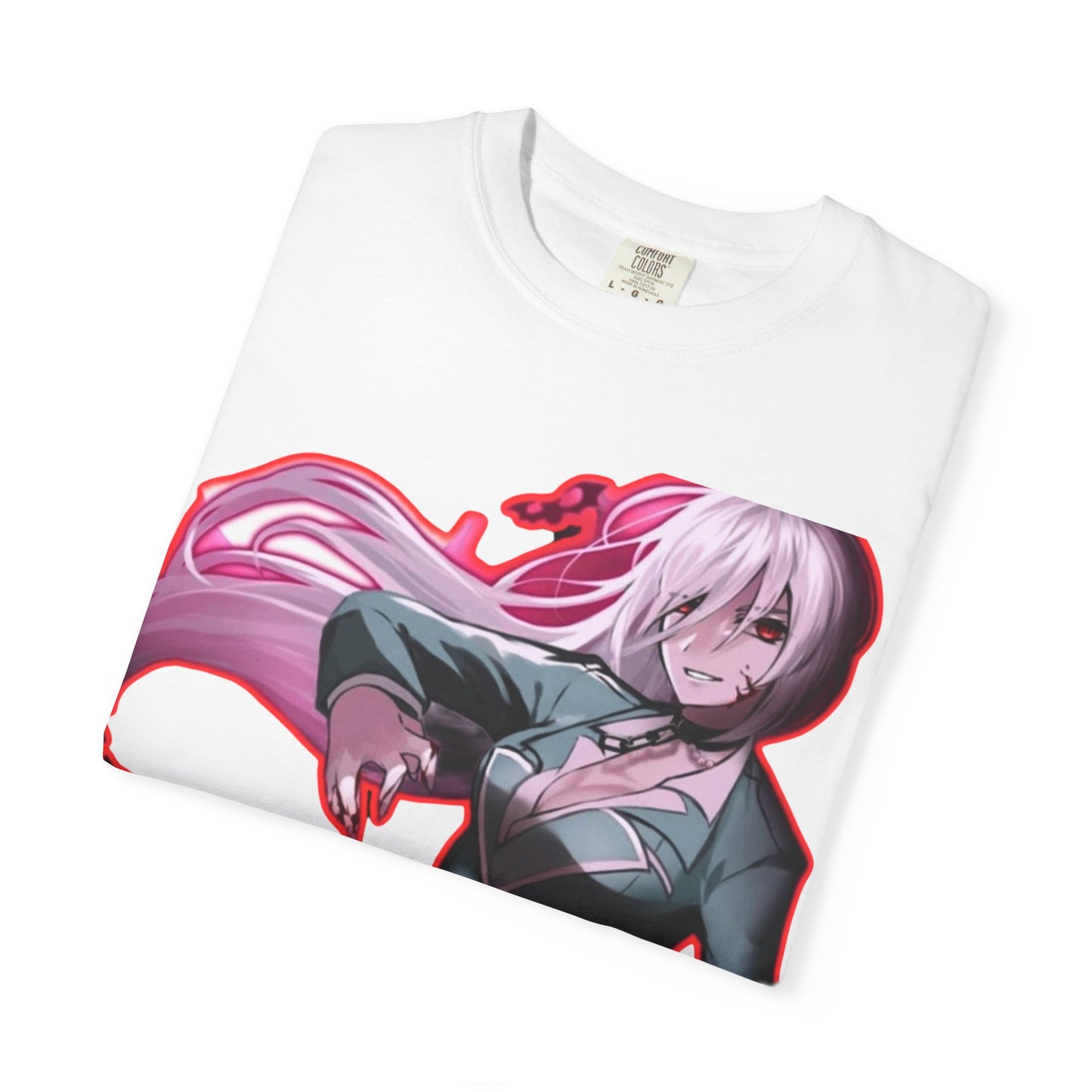 Anime-Themed T-Shirt Featuring Bold Artwork
