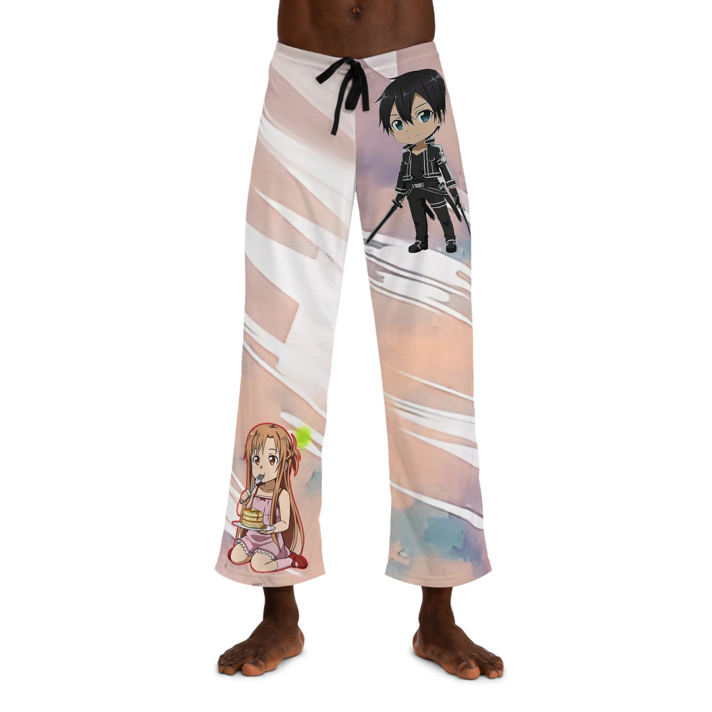 Anime-Inspired Men's sao 1 Pajama Pants, Cozy Lounge Wear, Perfect Gift for Fans, Relaxation and Sleepwear, Casual Comfy Bottoms