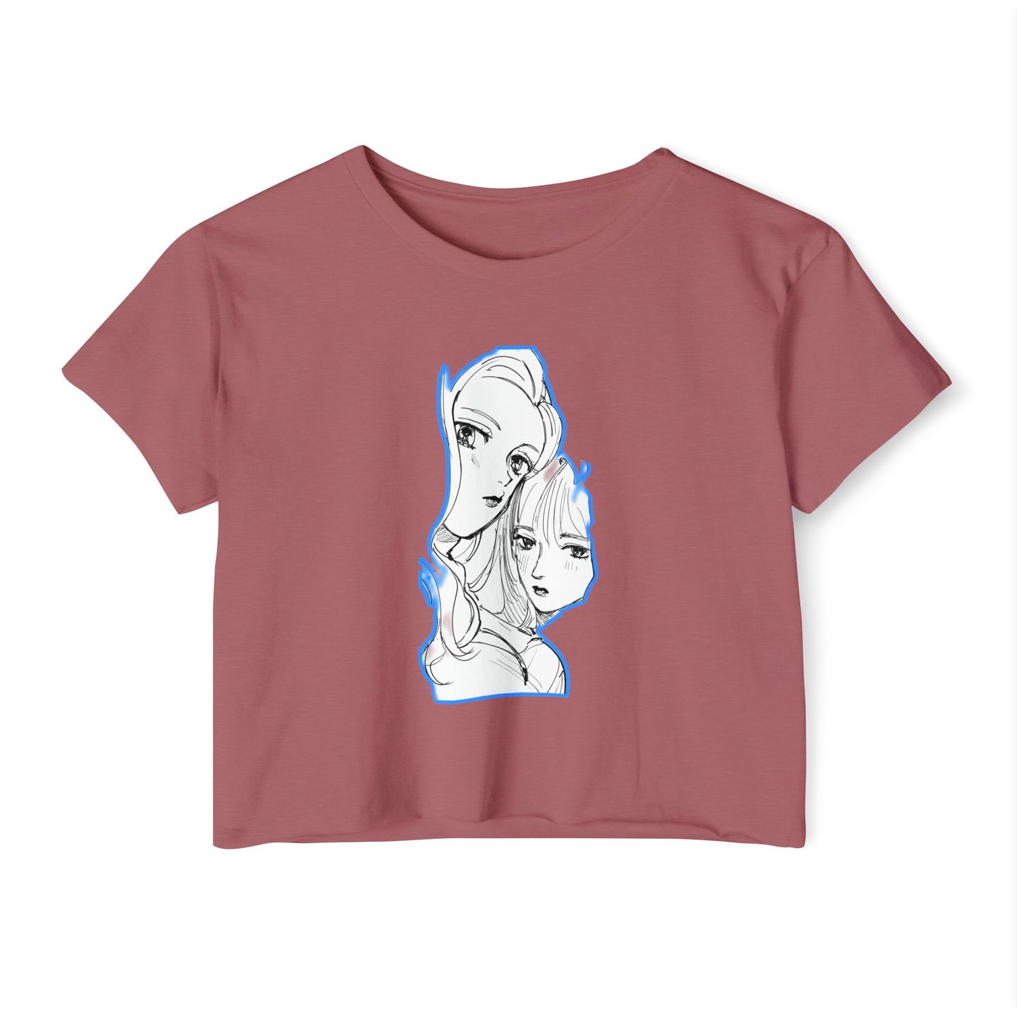 Women's Festival initial D 3 Crop Top with Unique Art Design, Boho Style Tee, Summer Concert Top, Gift for Music Lovers, Casual Everyday Wear