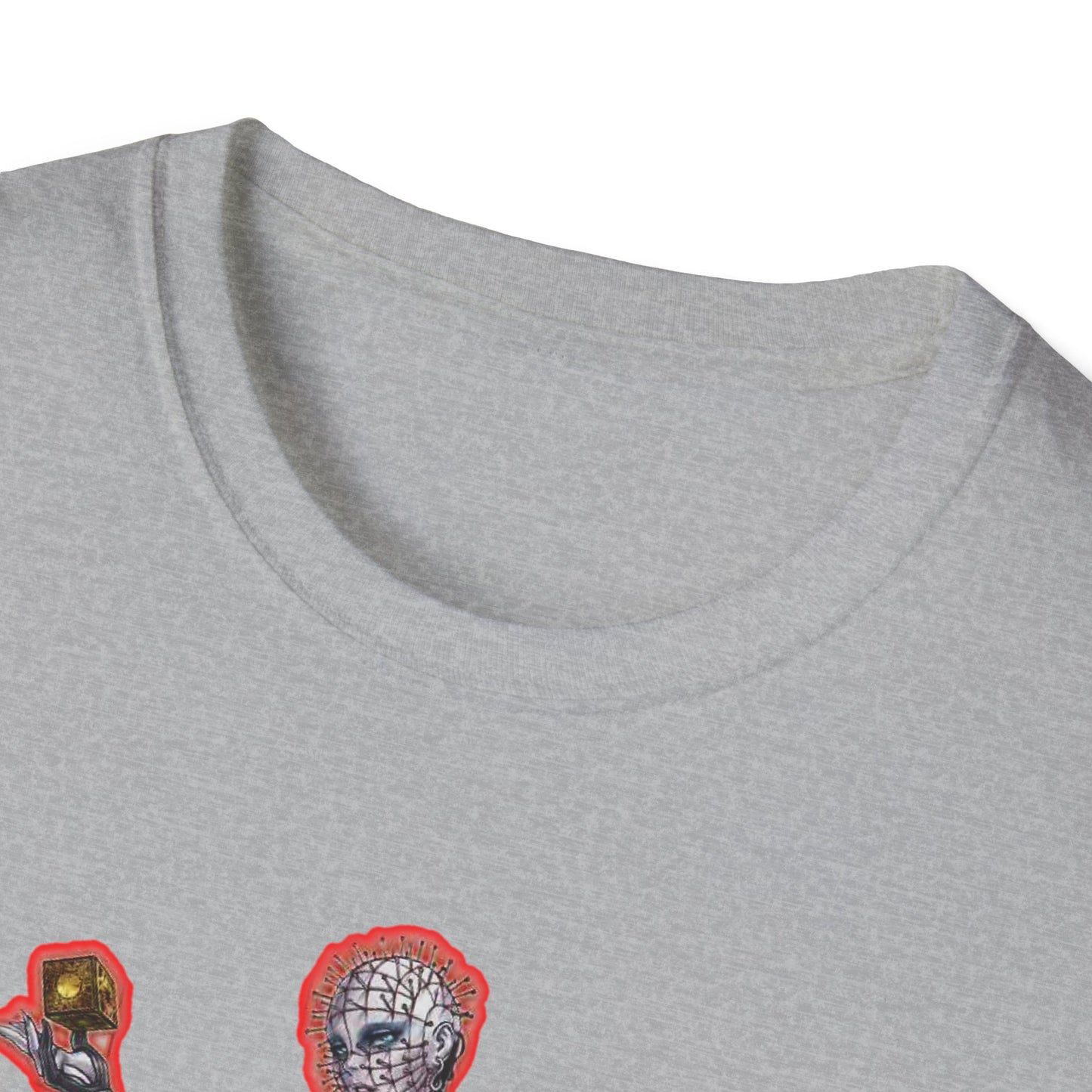 Stylish Graphic spooky season masters of horror 4Tee - Unisex Softstyle T-Shirt with Artistic Design, Casual Wear, Gift for Art Lovers, Unique Fashion Top, Everyday Comfort