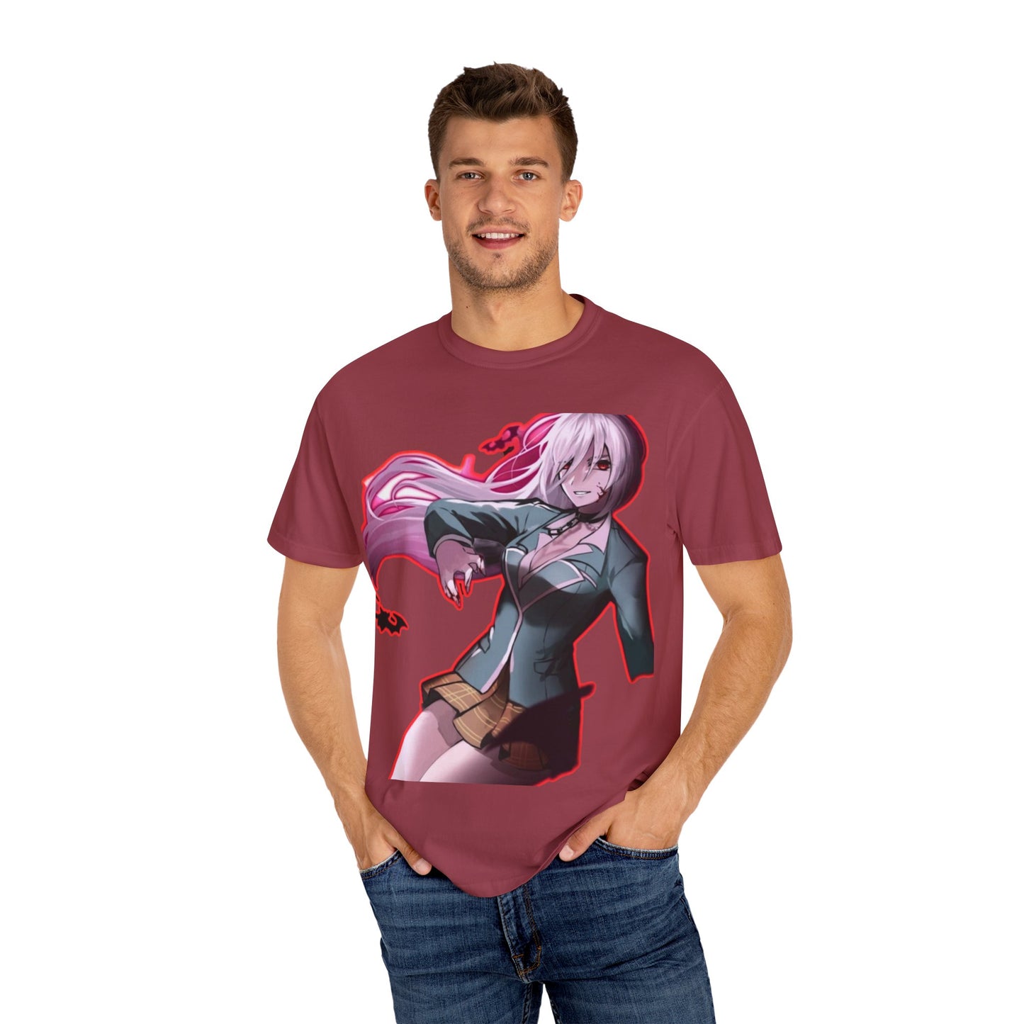 Anime-Themed T-Shirt Featuring Bold Artwork