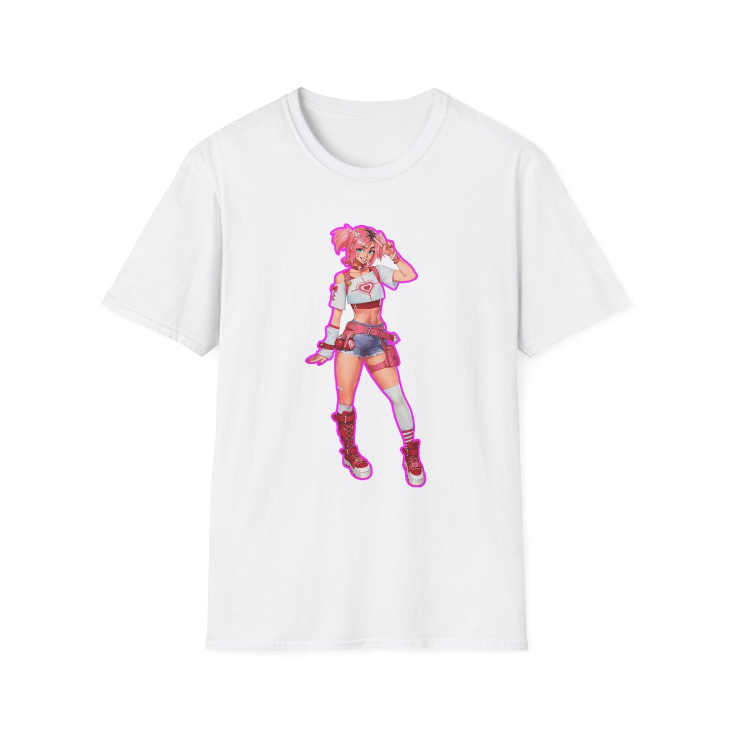 Vibrant Graphic spooky season fortnite 2Tee, Unisex Softstyle T-Shirt, Trendy Casual Wear, Perfect for Parties, Gift for Anime Lovers, Unique Statement Shirt