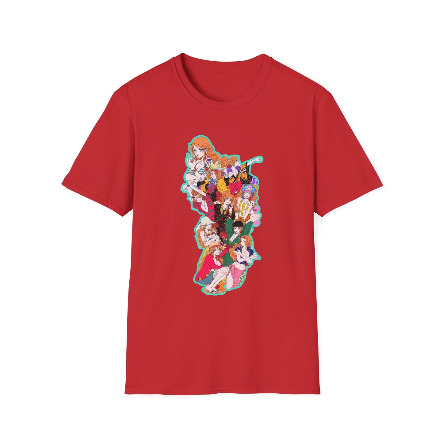 Whimsical Cartoon one piece 9 Character Unisex T-Shirt | Fun Graphic Tee, Gift for Fans, Casual Wear, Collectible Apparel, Birthday Gift