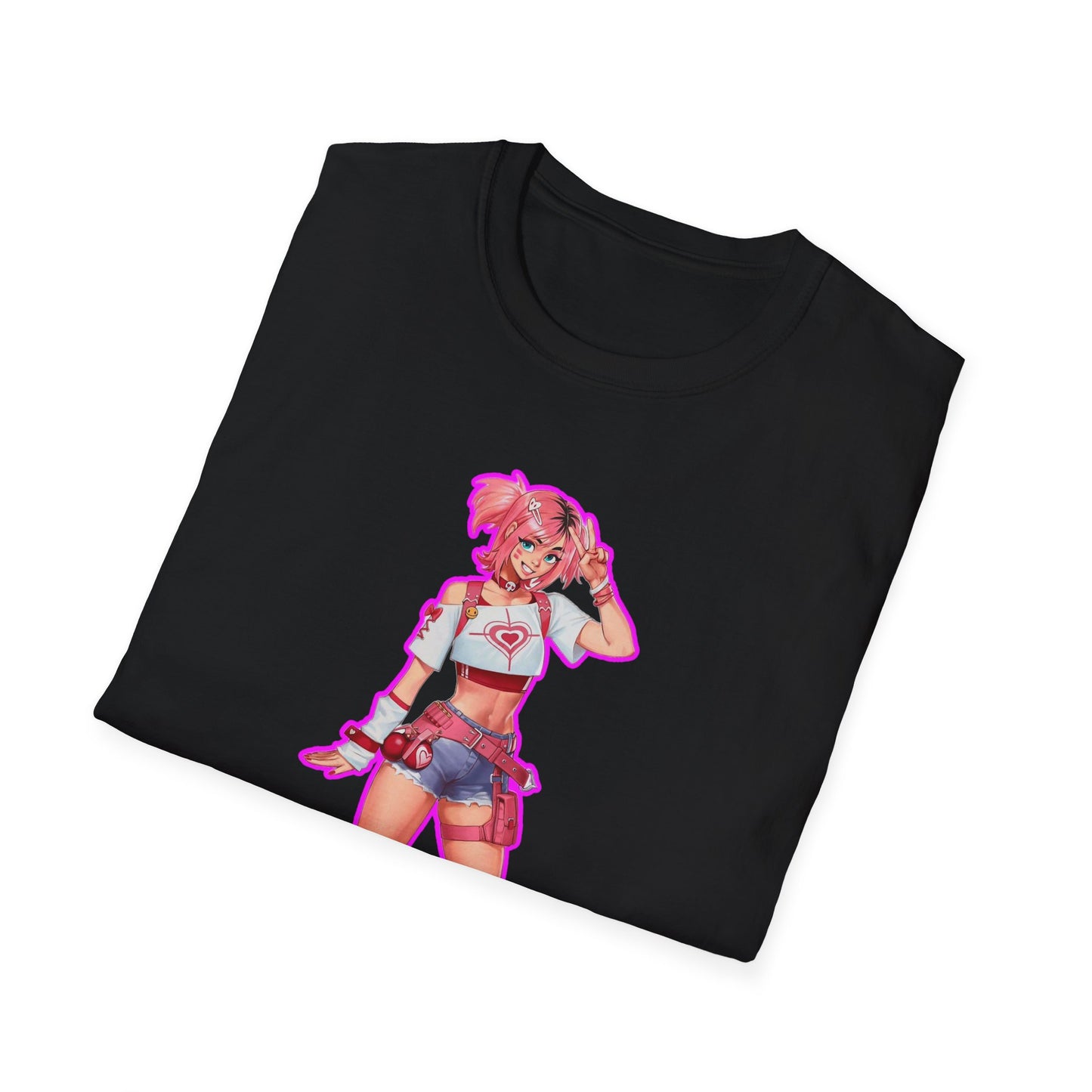 Vibrant Graphic spooky season fortnite 2Tee, Unisex Softstyle T-Shirt, Trendy Casual Wear, Perfect for Parties, Gift for Anime Lovers, Unique Statement Shirt