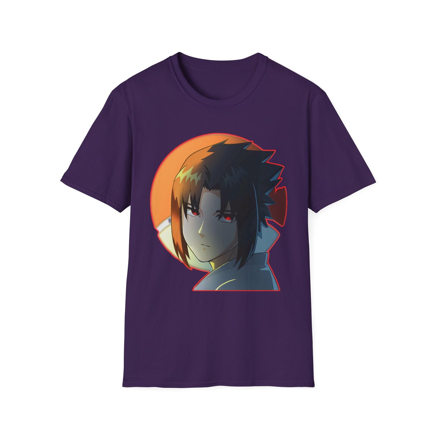 Anime-Inspired naruto Unisex Softstyle T-Shirt with Cool Character Design, Graphic Tee for Fans, Perfect for Gifts, Casual Wear, Unisex Apparel