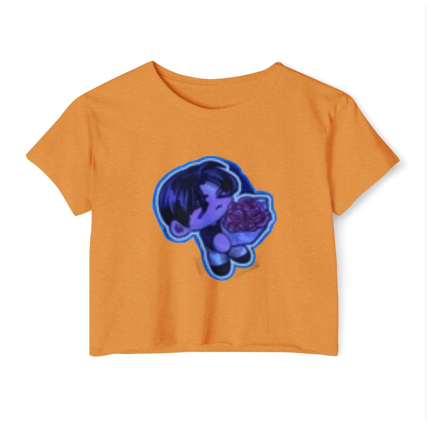 Festival Vibe Women's  initial D 4Crop Top, Stylish Summer Tee, Boho Chic Shirt, Music Event Outfit, Cute Gift for Her