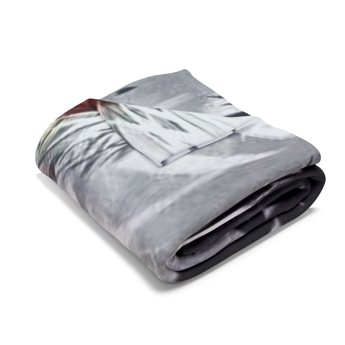 Dark Aesthetic Arctic Tokyo ghoul style Fleece Blanket, Cozy Throw for Cult Movie Fans, Anime Lovers, Home Decor, Unique Gift Idea