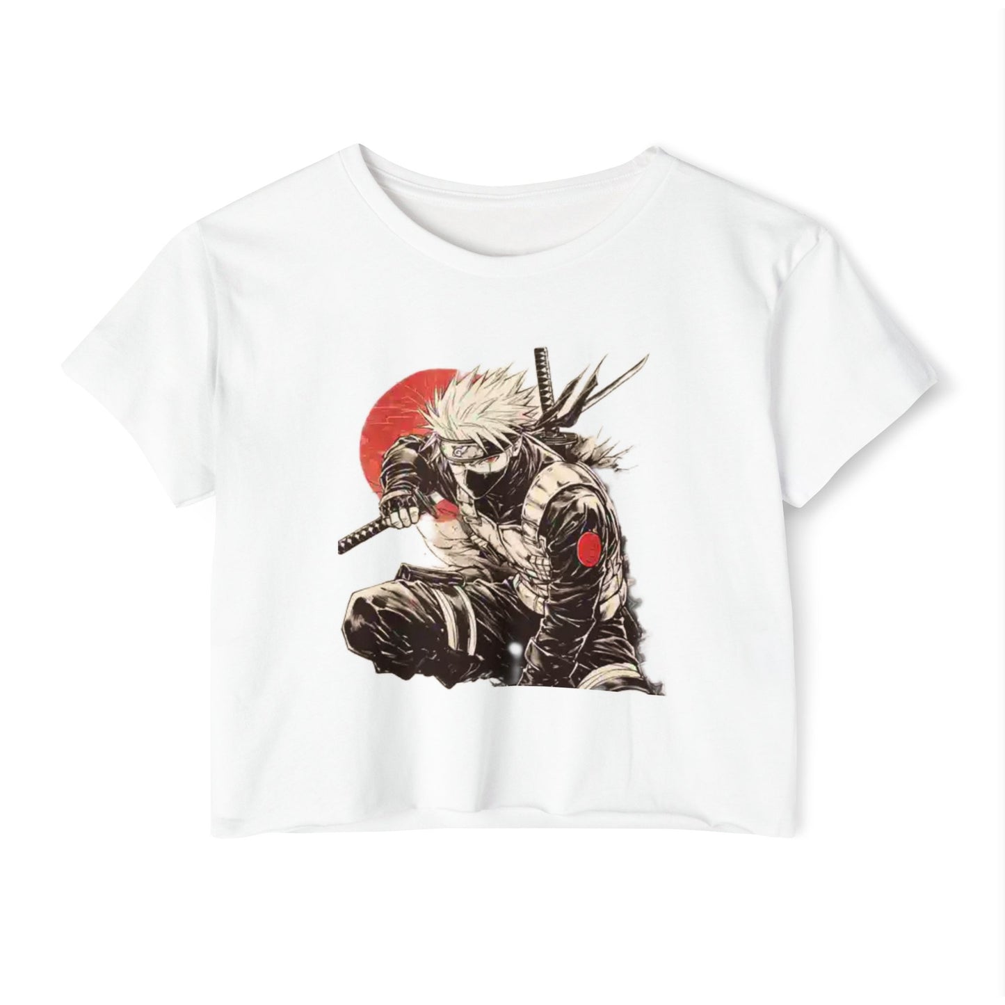 Anime-Inspired Women's naruto 2 Festival Crop Top, Trendy Crop Top, Cute Streetwear, Gift for Anime Lovers, Summer Festival Outfit, Edgy Anime Tee