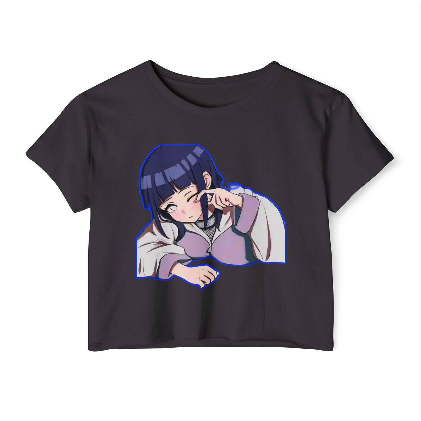 Women’s Festival Crop Naruto Top, Cute Anime Shirt, Casual Summer Tee, Trendy Graphic Top, Gifts for Her, Festival Wear