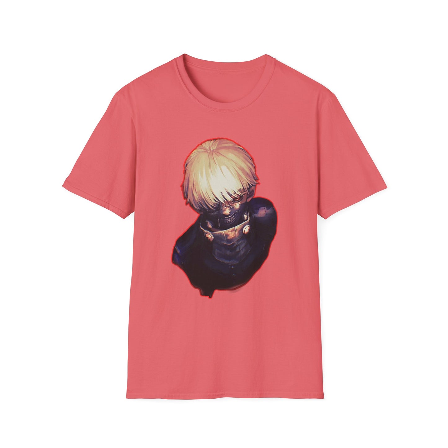 Stylish Unisex Graphic Tee tokyo ghoul style 5- Trendy Softstyle T-Shirt for Casual Wear, Gifts, Anime Fans, Everyday Comfort, Summer Outfits