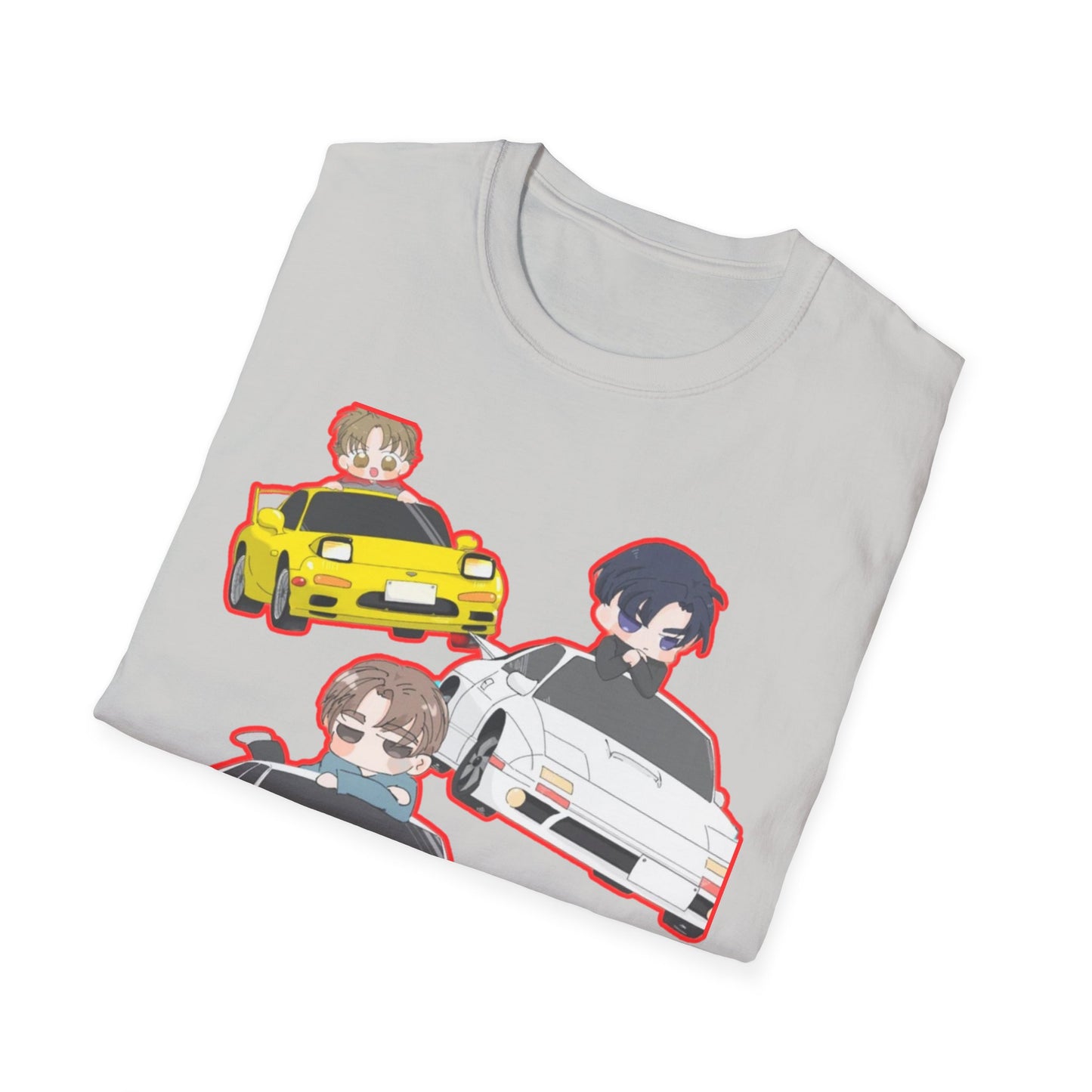 Anime Car initial D 2 Enthusiast T-Shirt, Cool Graphic Tee, Unisex Design, Perfect Gift for Gamers, Casual Streetwear, Fun Summer Shirt