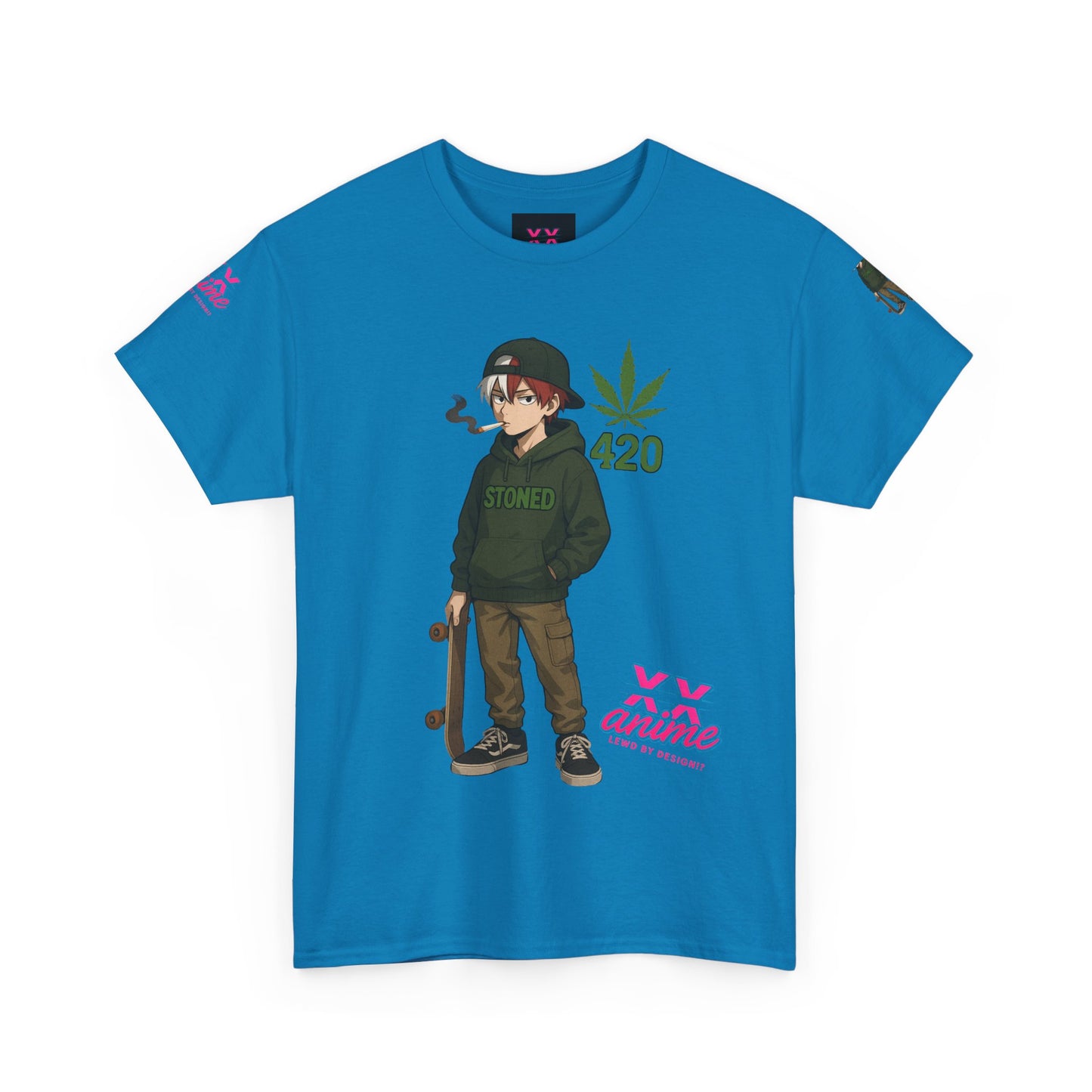 Anime-Inspired Unisex Heavy Cotton Tee, Streetwear, Gamer Style Shirt, Cool Graphic T-Shirt, Casual Anime Fashion, Perfect for 420 [...]