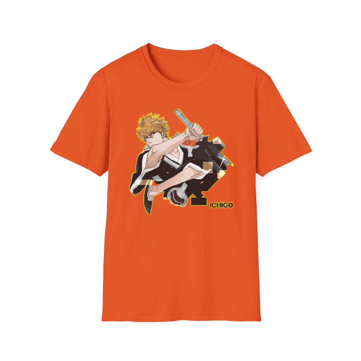 Bleach 12 Anime Unisex T-Shirt, Ichigo Graphic Tee, Softstyle Shirt, Gift for Fans, Casual Wear, Anime Merchandise