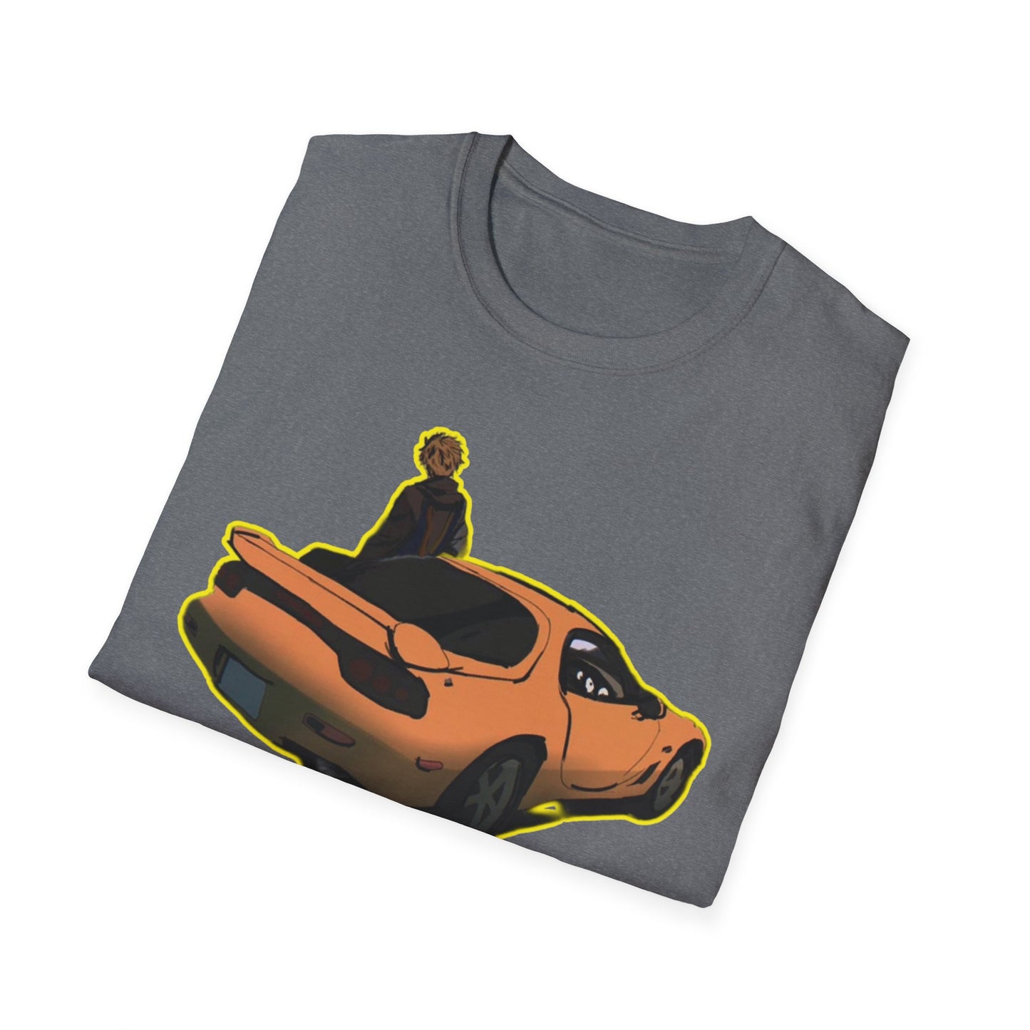Vibrant Car Art initial D 8 Unisex Softstyle T-Shirt, Casual Graphic Tee, Gift for Car Enthusiasts, Unique Apparel for Everyday Wear, Retro [...]