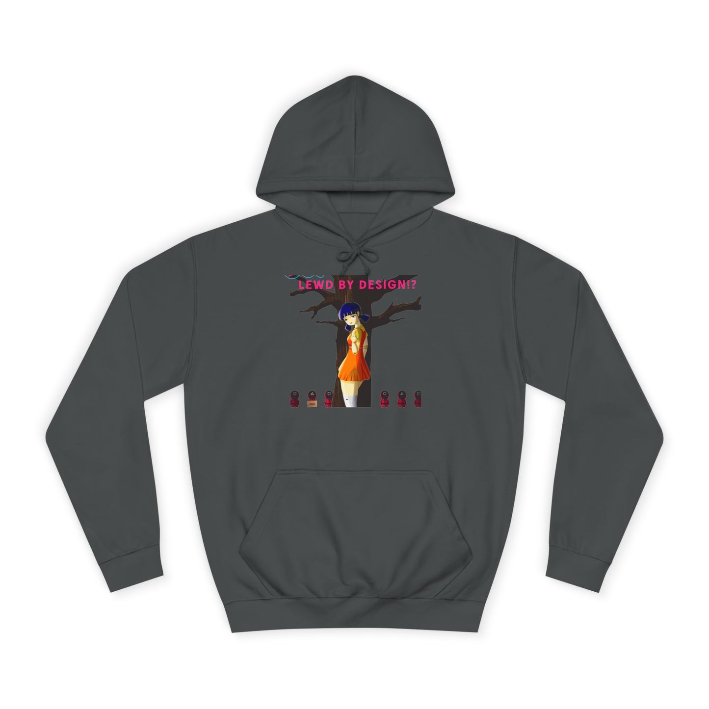 Trendy Anime College Hoodie, Cozy Unisex Sweatshirt, Perfect Gift for Students, Casual Streetwear, Unique Graphic Pullover