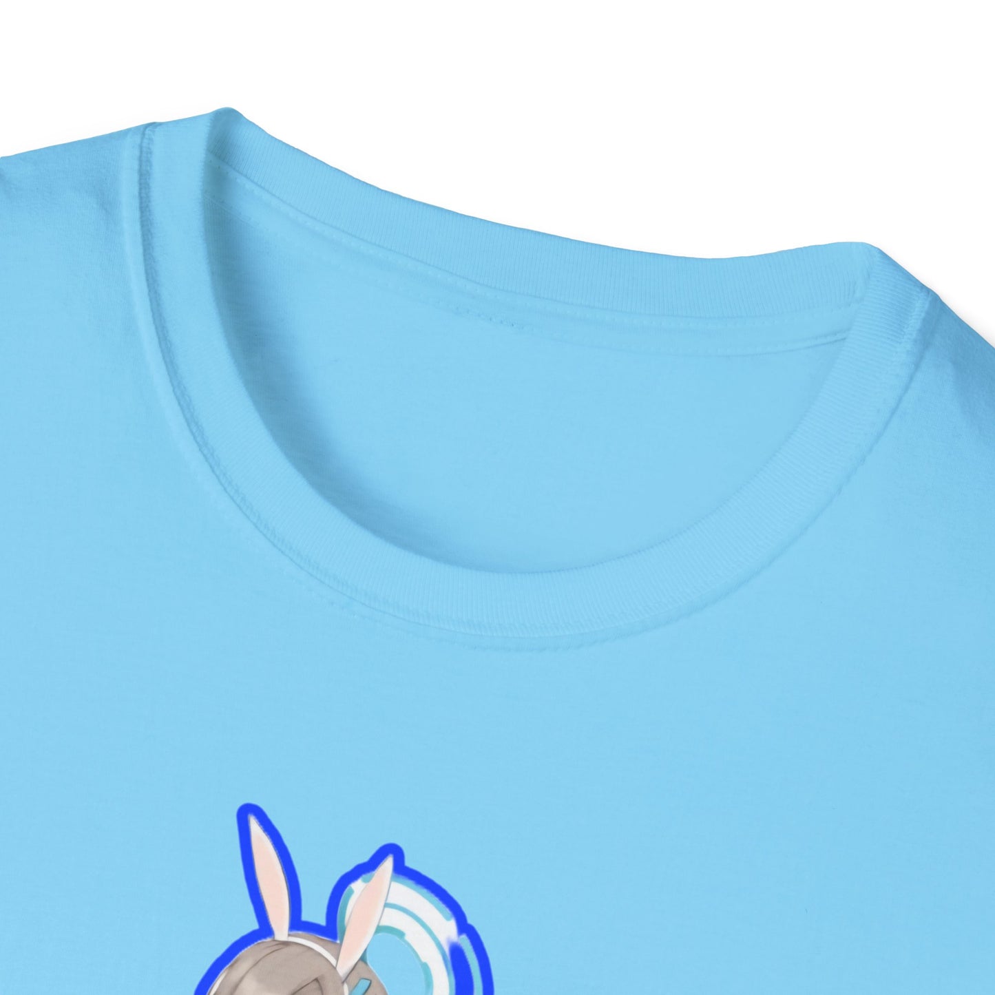 Cute Anime lewd style bunny 3-inspired Unisex T-Shirt with Playful Designs, Perfect for Niche Enthusiasts, Gift for Cosplay Events, Trendy Streetwear