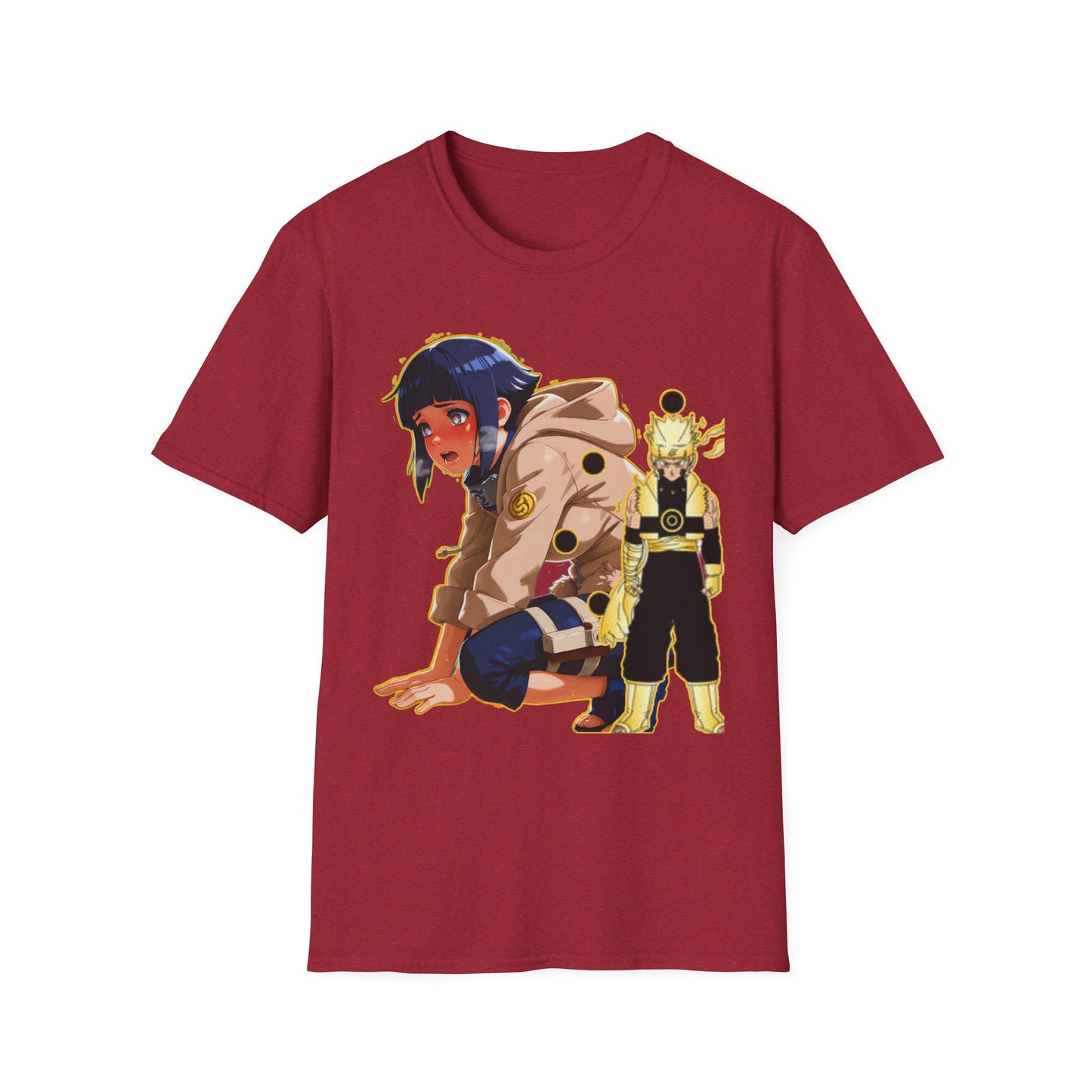 Anime-Inspired Naruto 2 Unisex Softstyle T-Shirt, Graphic Tee for Fans, Casual Wear, Gift for Birthdays, Cosplay Outfit, Summer Style