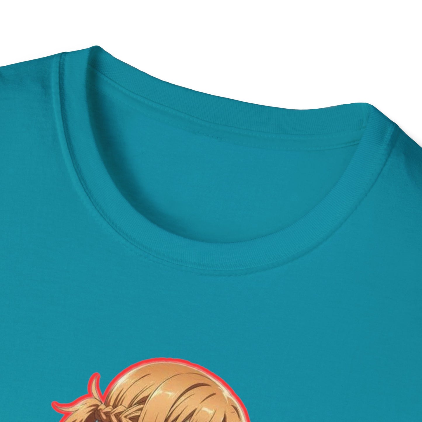 Anime-Inspired worlds of swords  Unisex Softstyle T-Shirt featuring Asuna, Casual Tee, Gift for Anime Fans, Cosplay Apparel, Perfect for Birthdays, [...]