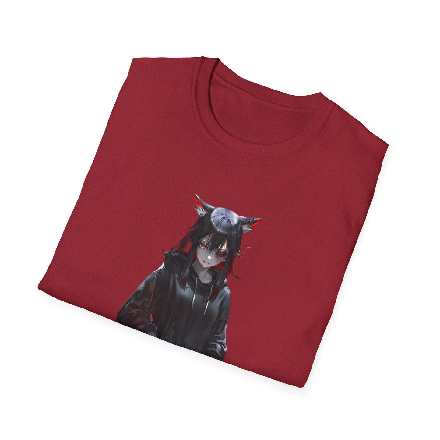 Anime-Inspired Graphic tokyo ghoul style 6T-Shirt, Unisex Softstyle Tee, Casual Wear, Gift for Otaku, Anime Expo, Trendy Streetwear, Unique Fashion