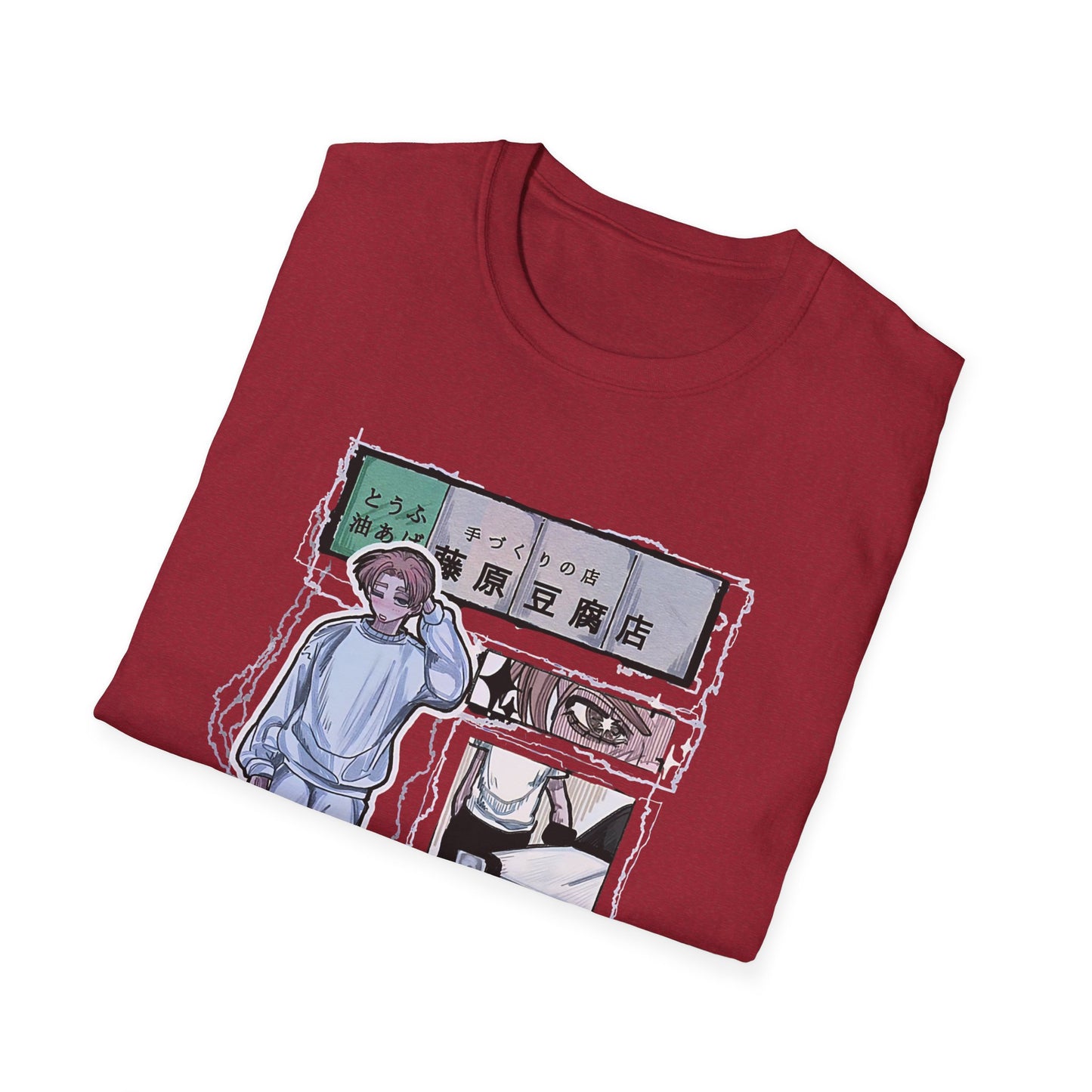 Whimsical Artistic initial D 10 Unisex Softstyle T-Shirt, Casual Wear, Graphic Tee, Creative Gift, Everyday Fashion, Unique Art Top