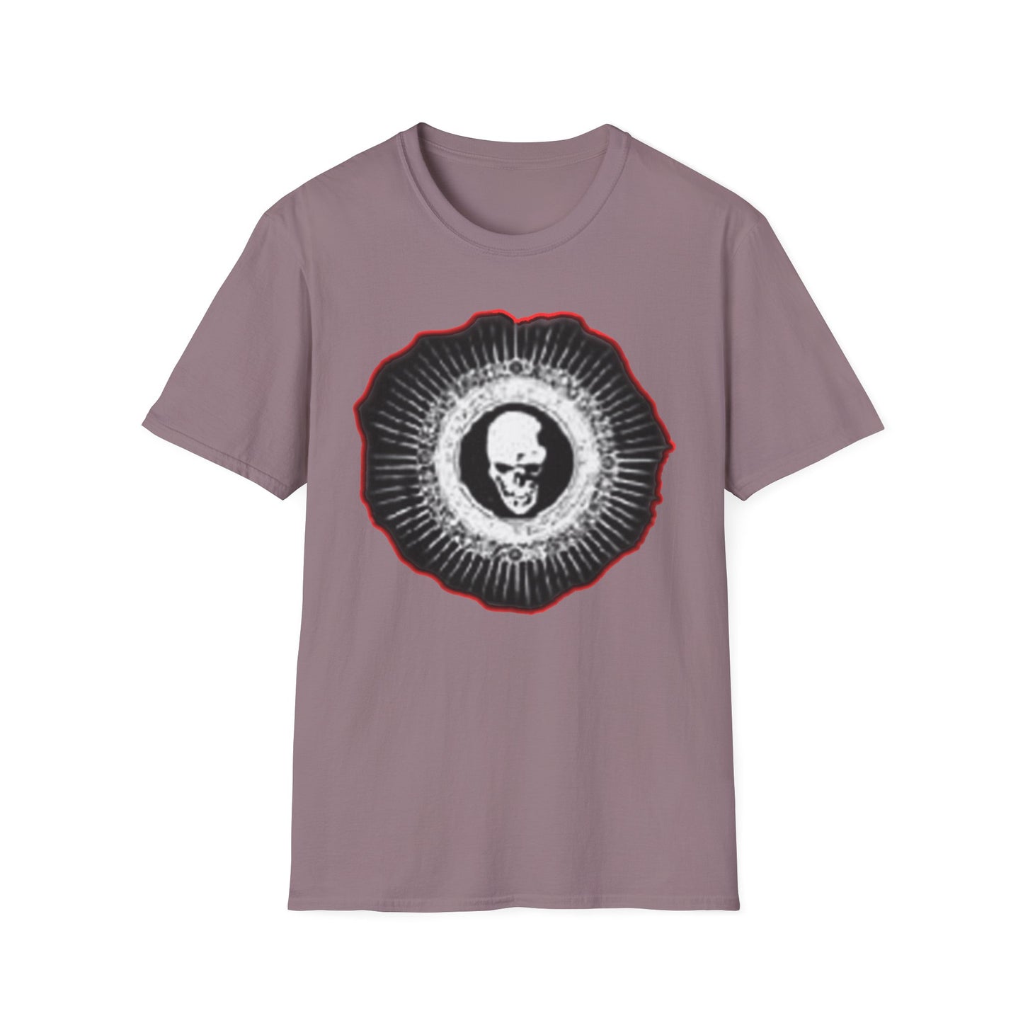 Skull Graphic Tee dn style – Unisex Softstyle T-Shirt for Art Lovers, Halloween, Casual Wear, Gothic Fashion, Unique Gift