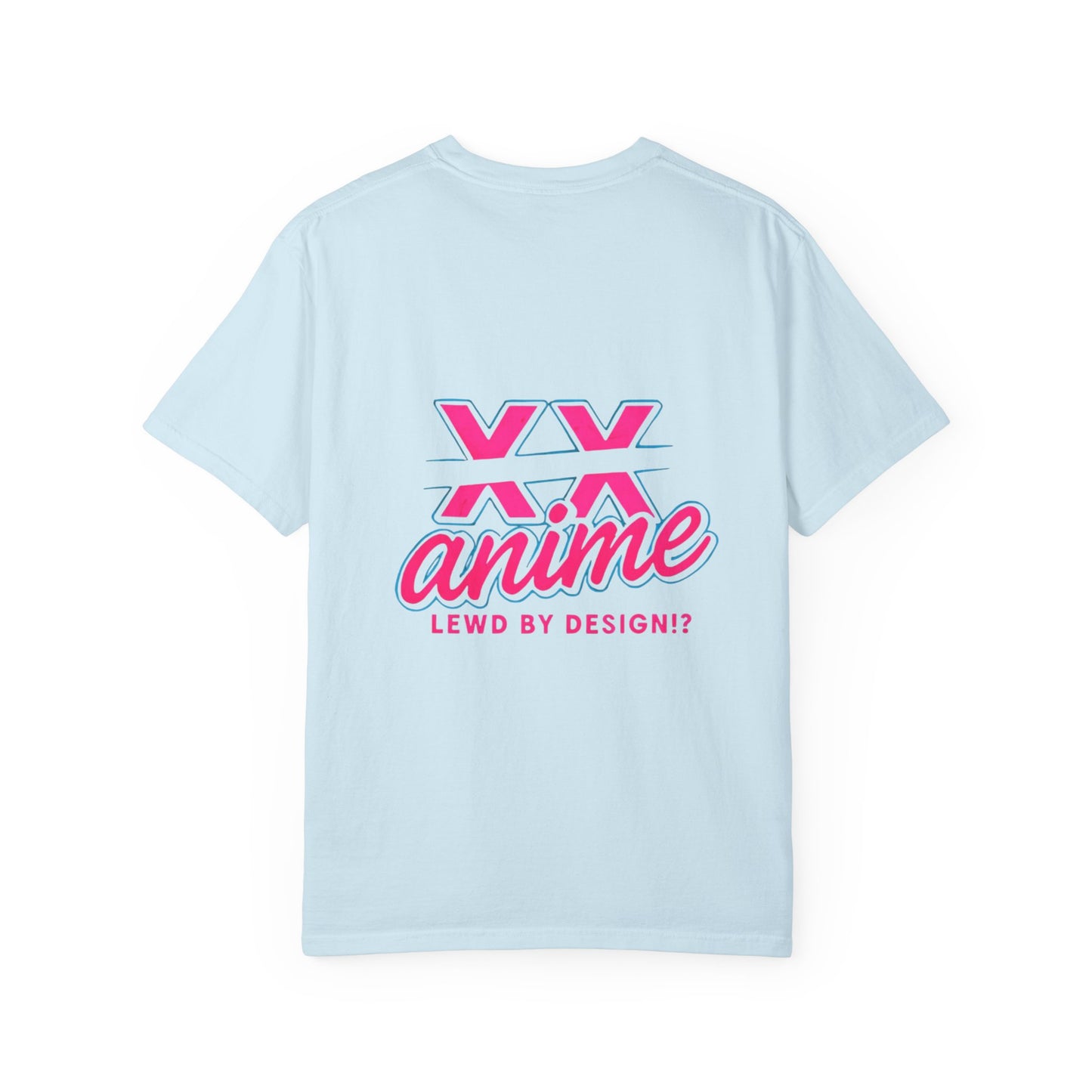 Anime-Inspired lewd type Garment-Dyed T-shirt, Perfect for Anime Fans, Casual Wear, Gift for Holidays, Unique Streetwear Look, Comfortable Summer Tee