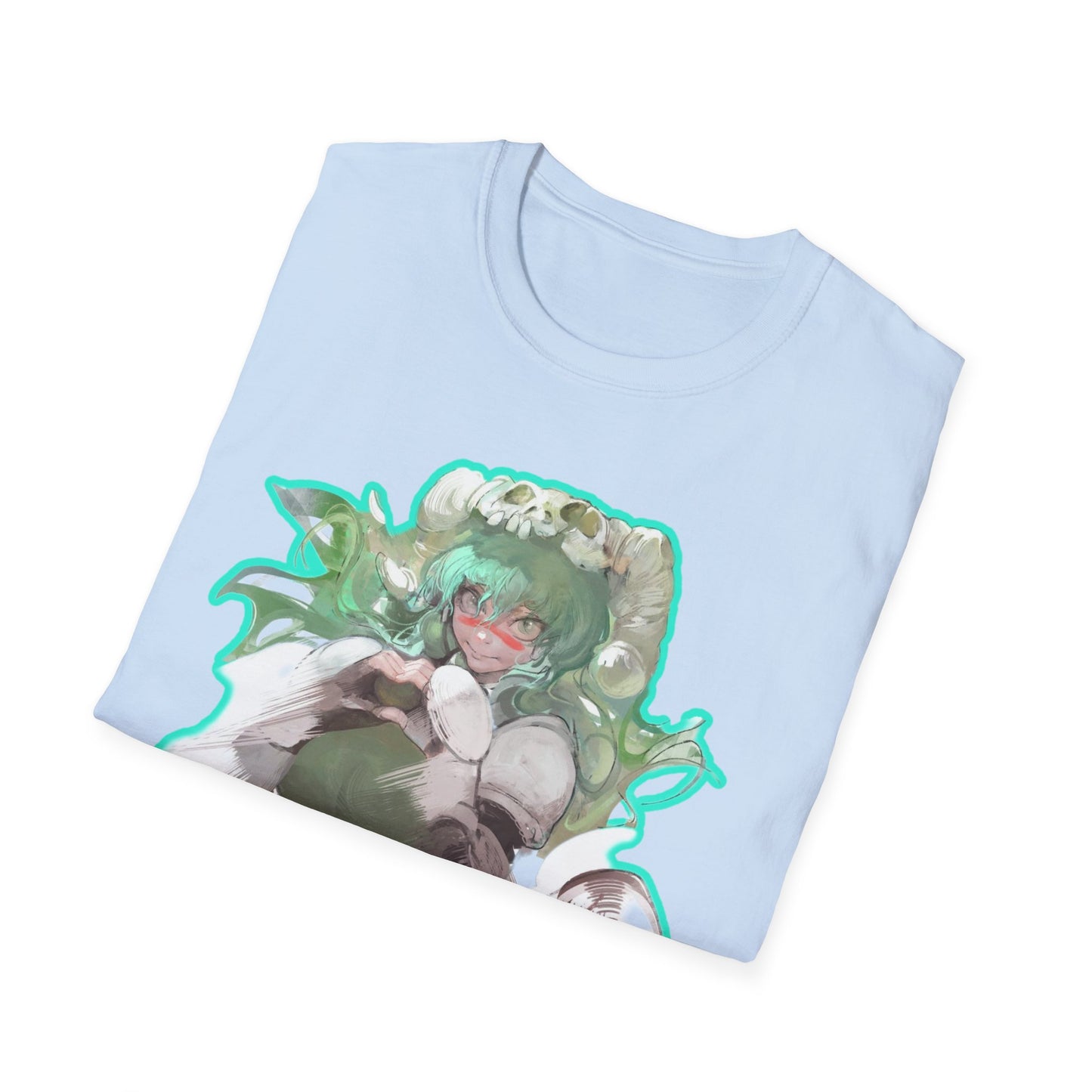 Whimsical Character bleach style 1 Graphic Tee, Cute Anime Shirt, Fantasy Apparel, Perfect Gift for Anime Lovers, Unisex Softstyle T-Shirt