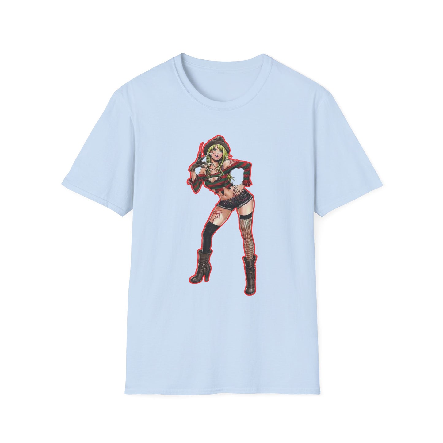 Spooky season masters of horror 1 Unisex Softstyle T-Shirt, Fun Graphic Tee, Halloween Costume, Comic Con Apparel, Gift for Superhero Fans