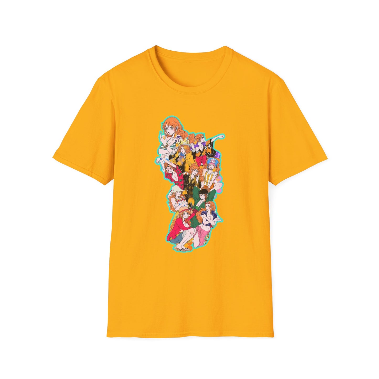 Whimsical Cartoon one piece 9 Character Unisex T-Shirt | Fun Graphic Tee, Gift for Fans, Casual Wear, Collectible Apparel, Birthday Gift