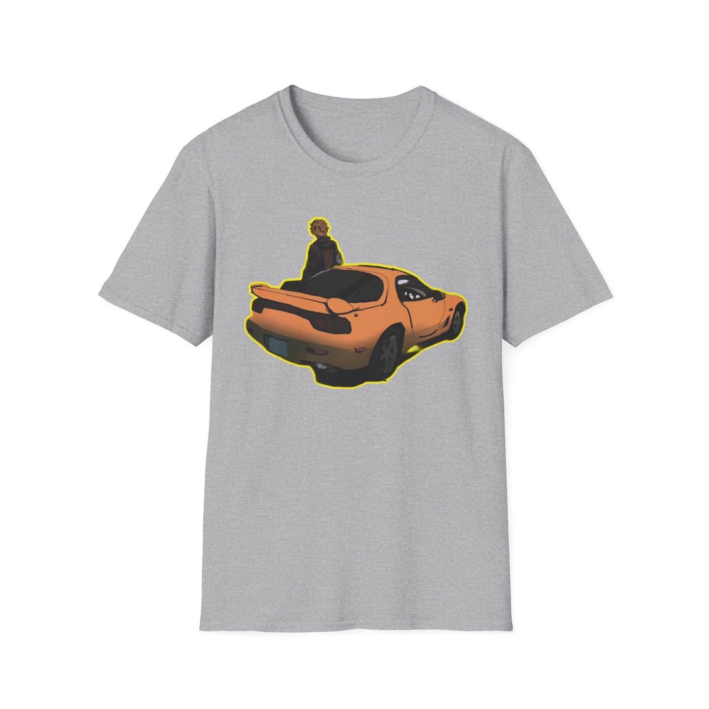 Vibrant Car Art initial D 8 Unisex Softstyle T-Shirt, Casual Graphic Tee, Gift for Car Enthusiasts, Unique Apparel for Everyday Wear, Retro [...]