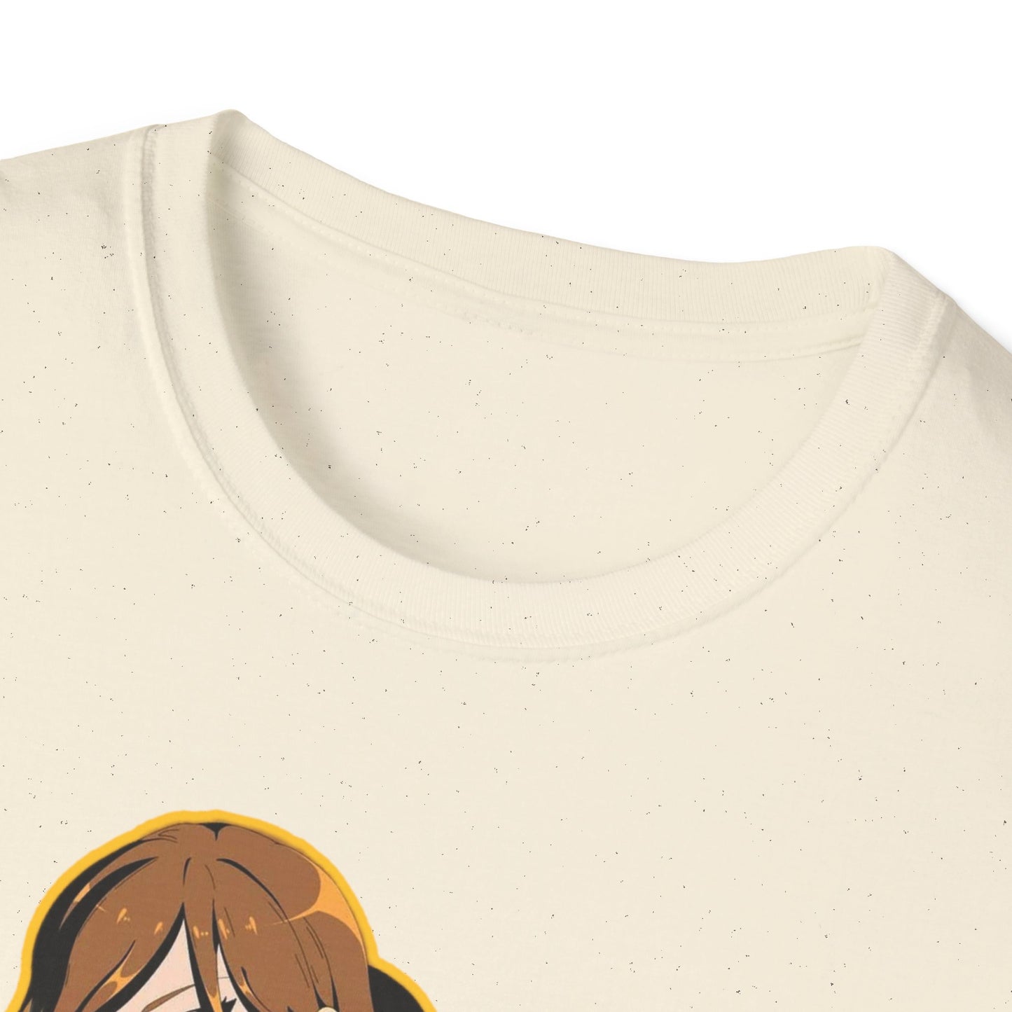 Chic Graphic one piece T-Shirt for Trendy Fashionistas, Unisex Softstyle Tee, Anime Art Apparel, Perfect Gift for Birthdays and Casual Outings