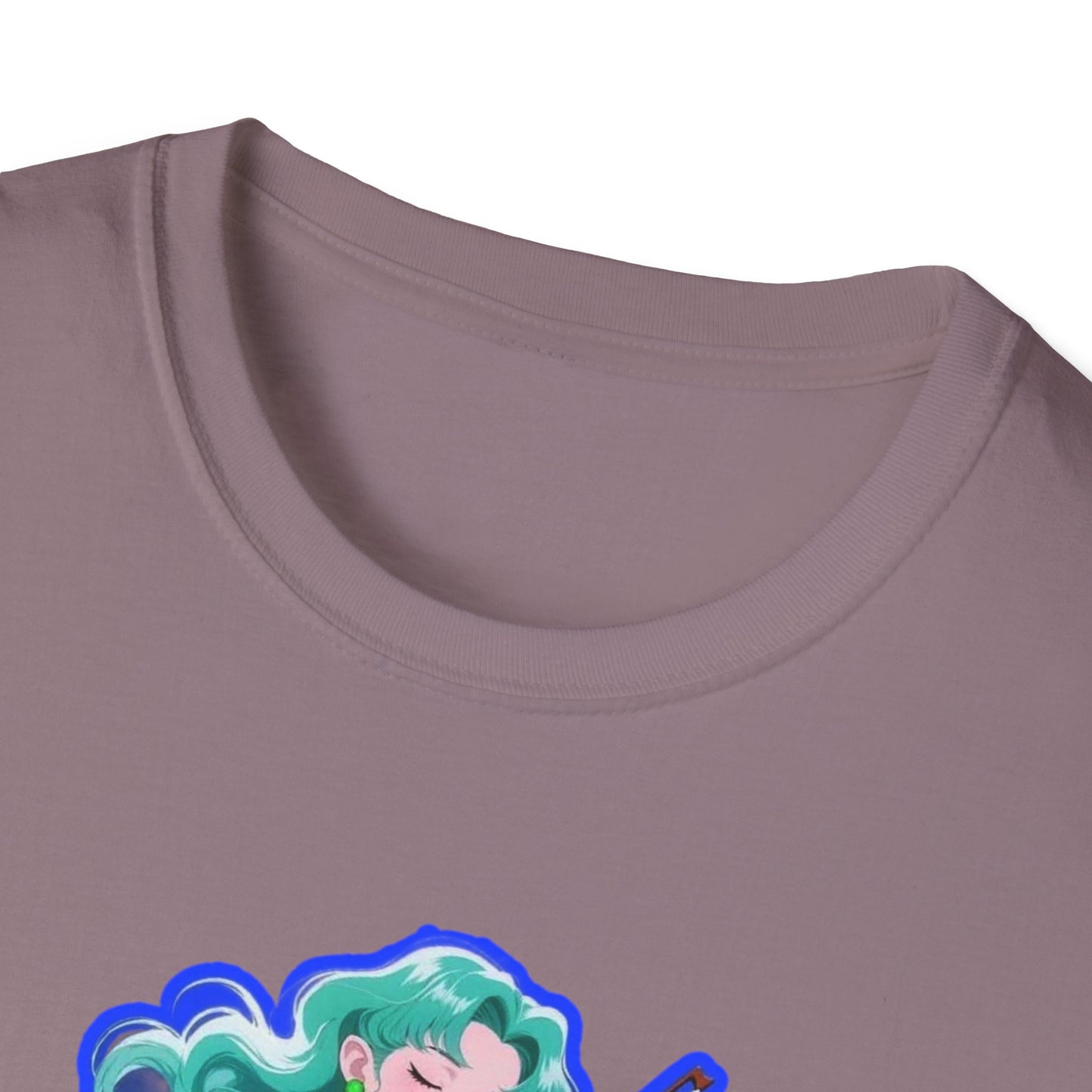 Enchanting Violinist sailor moon 7 Unisex Softstyle T-Shirt, Music Lover Gift, Casual Wear, Concert Tee, Artistic Apparel