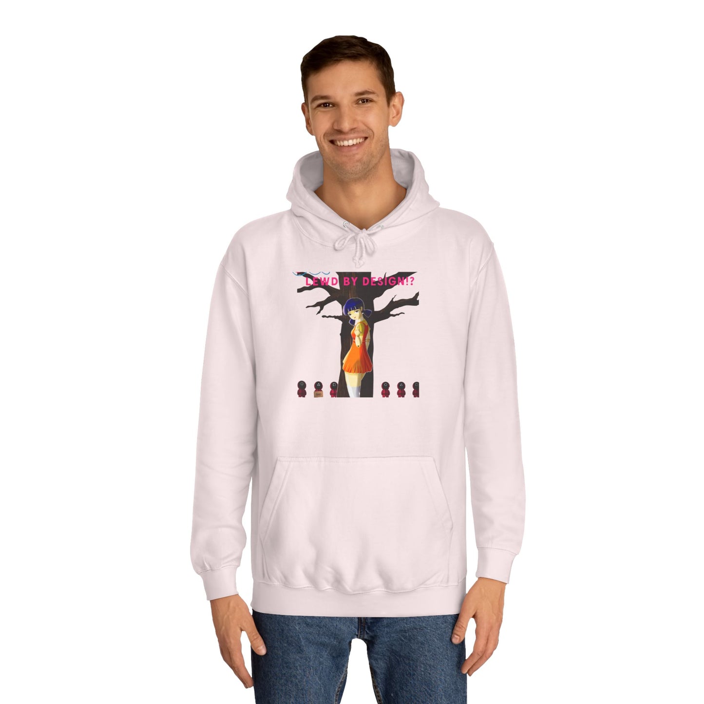 Trendy Anime College Hoodie, Cozy Unisex Sweatshirt, Perfect Gift for Students, Casual Streetwear, Unique Graphic Pullover