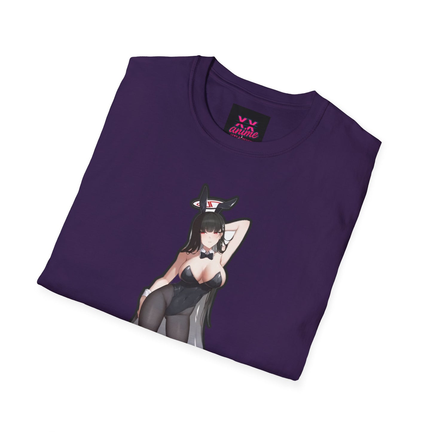 Anime-Inspired Witchy lewd bunny 2 T-Shirt: Spooky Season Vibe, Perfect for Comic Con, Halloween Party, or Casual Wear, Unisex Softstyle Tee, [...]