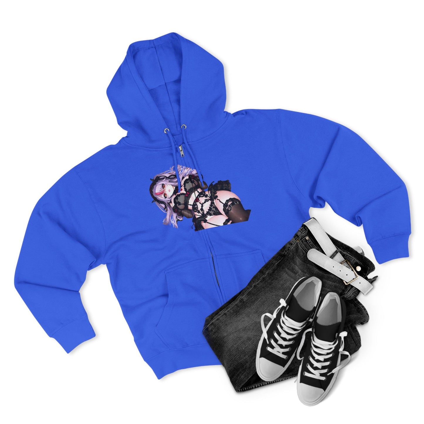 Anime-Inspired Unisex Zip Hoodie - Perfect for Fans, Anime Lovers, Cosplay, or Casual Wear, Gifts for Birthdays and Conventions