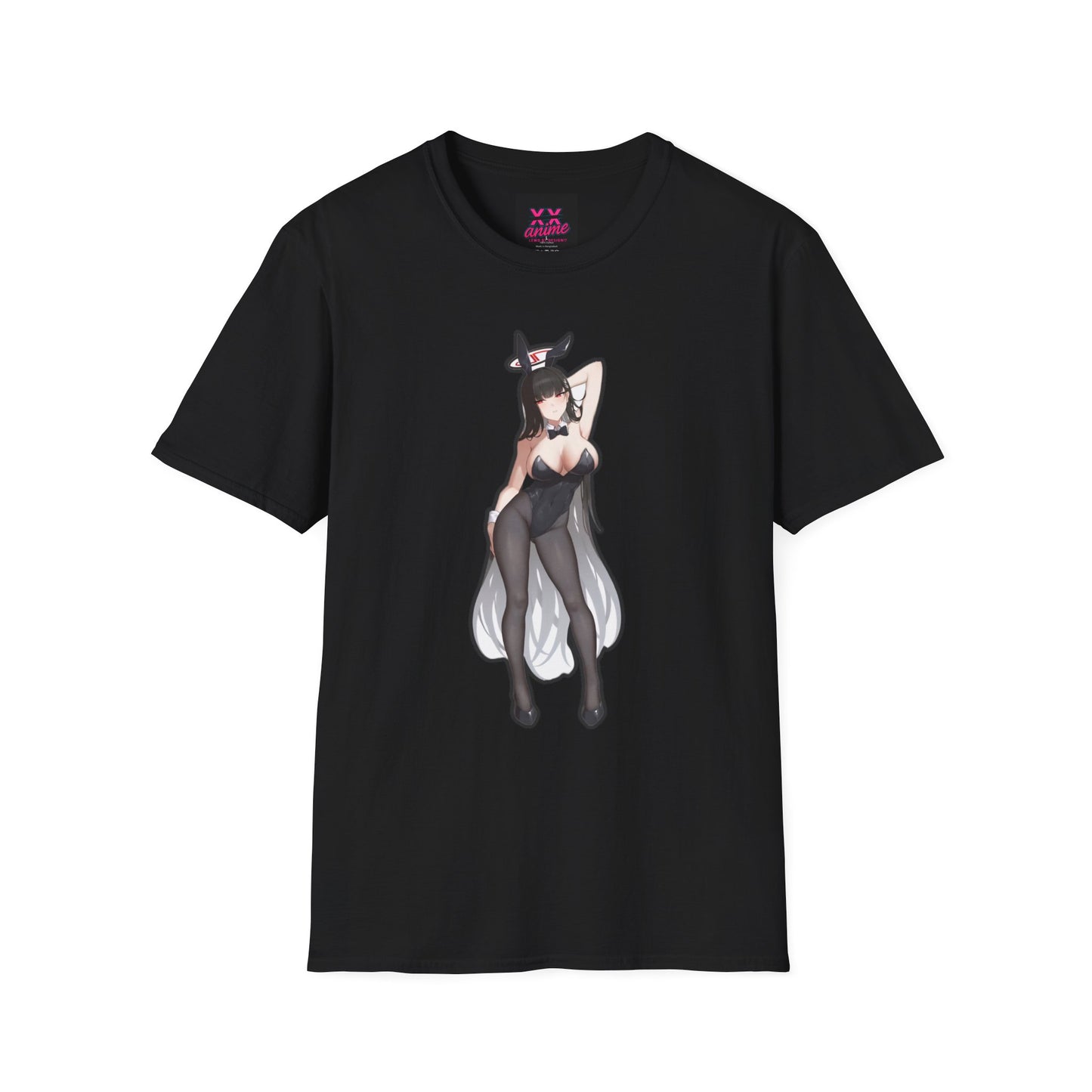 Anime-Inspired Witchy lewd bunny 2 T-Shirt: Spooky Season Vibe, Perfect for Comic Con, Halloween Party, or Casual Wear, Unisex Softstyle Tee, [...]